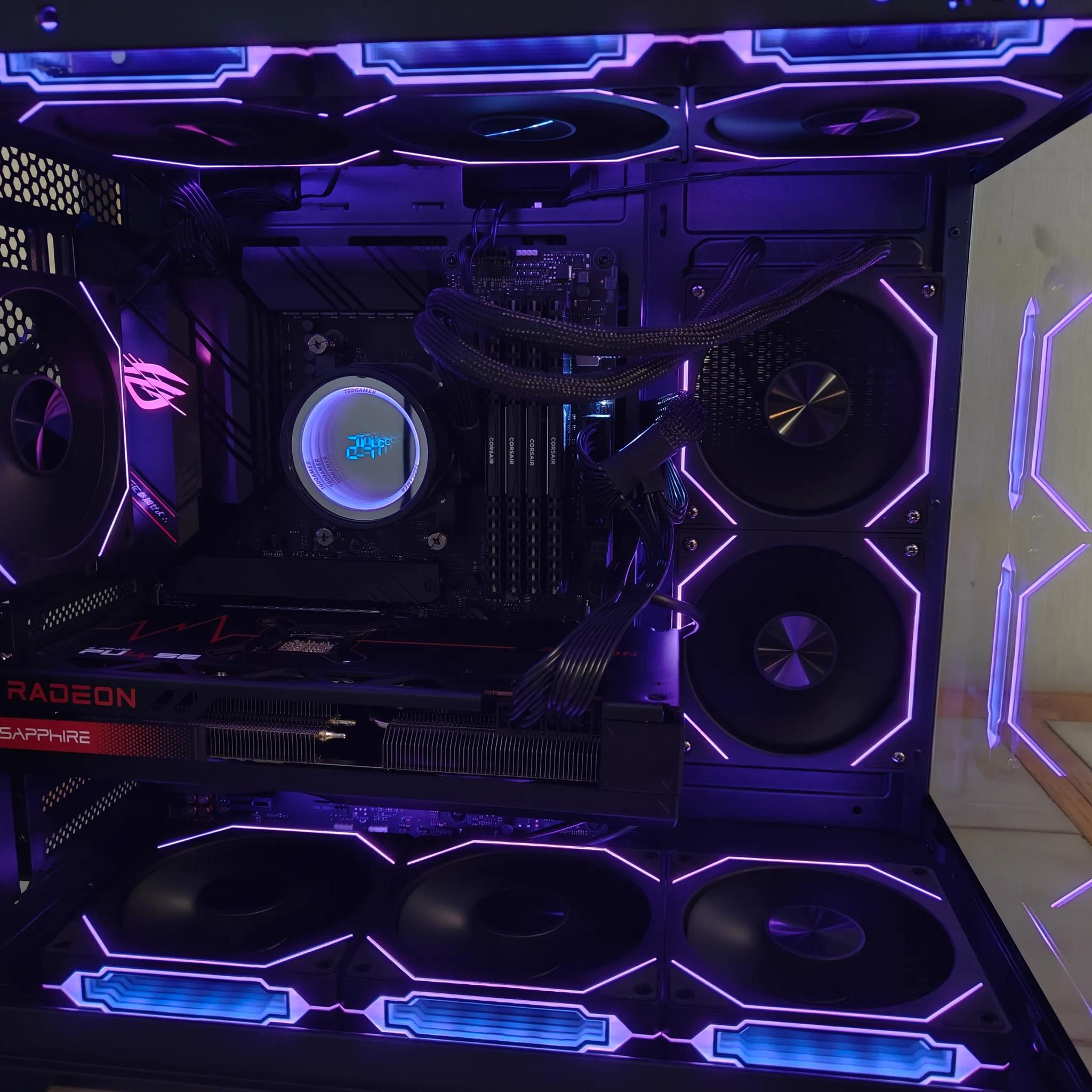 Dark Star | RX 7800XT | R7 5700X | 2TB NVMe SSD | 32GB DDR4 RAM | RC-RGB | WiFi-6E/BT | Windows 11