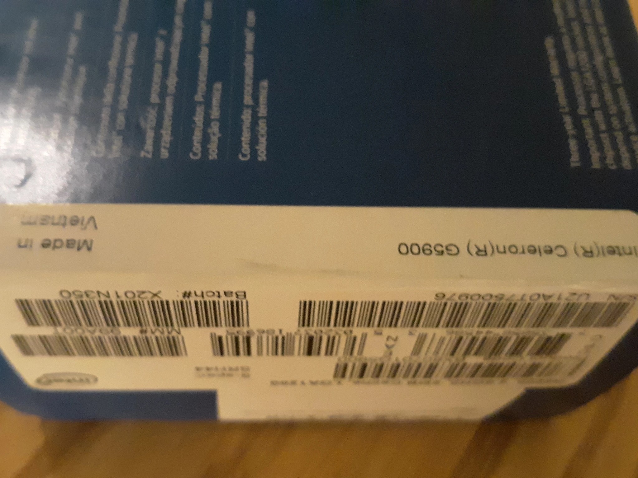 FACTORY SEALED || Intel Celeron G5900, 2C/2T CPU, 3.4 GHz, Socket LGA1200