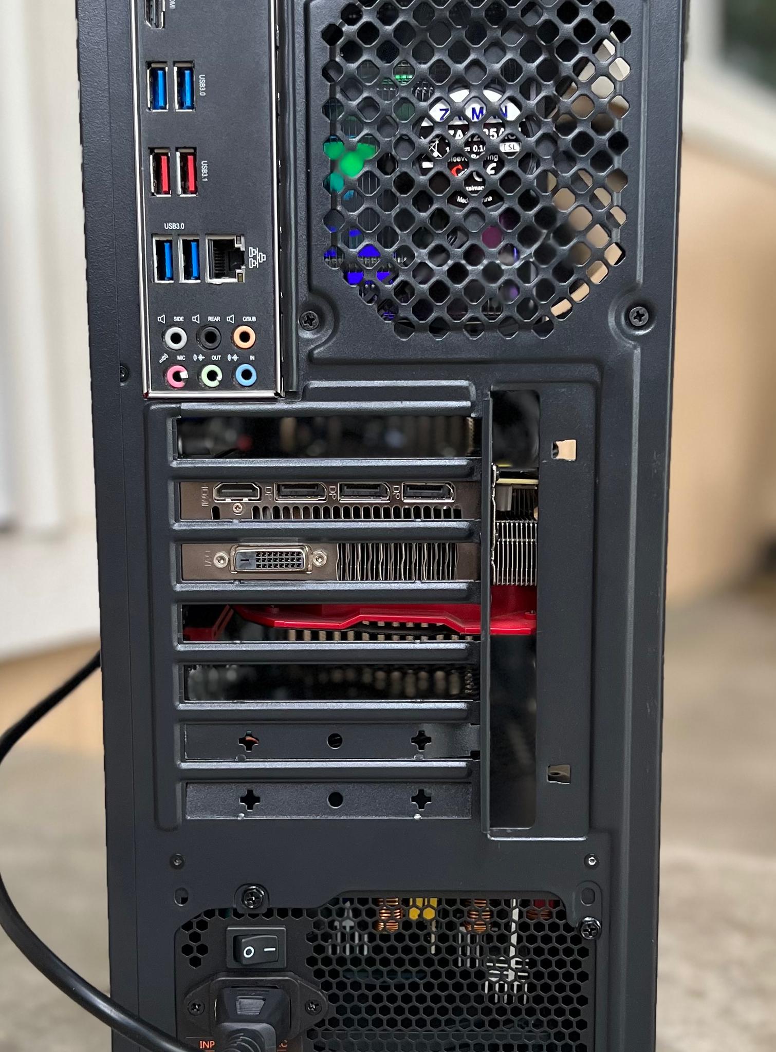Rx 580 8gb, Ryzen 5 2600, 16gb ram, Gaming pc