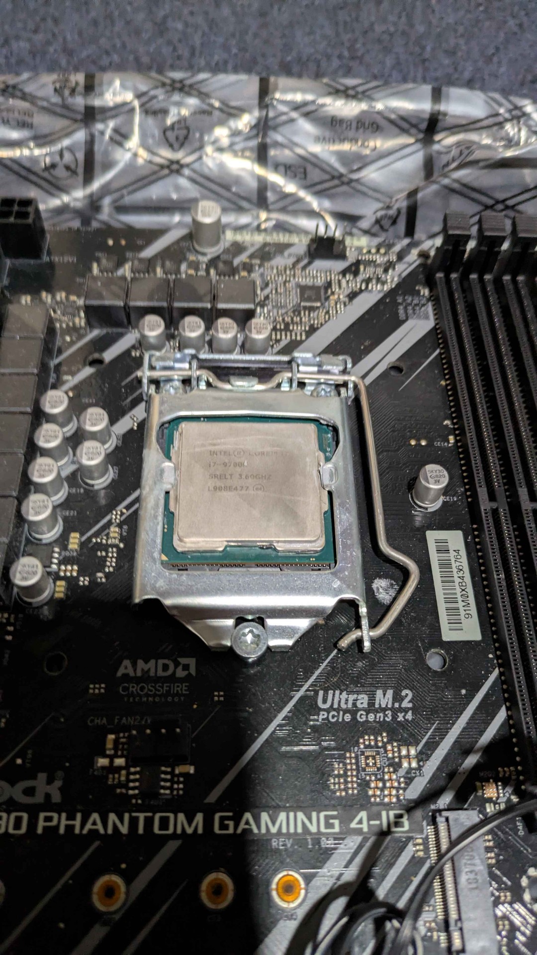 ASRock Z390 Wifi Phantom Gaming 4 Motherboard + Intel 9700k | Jawa