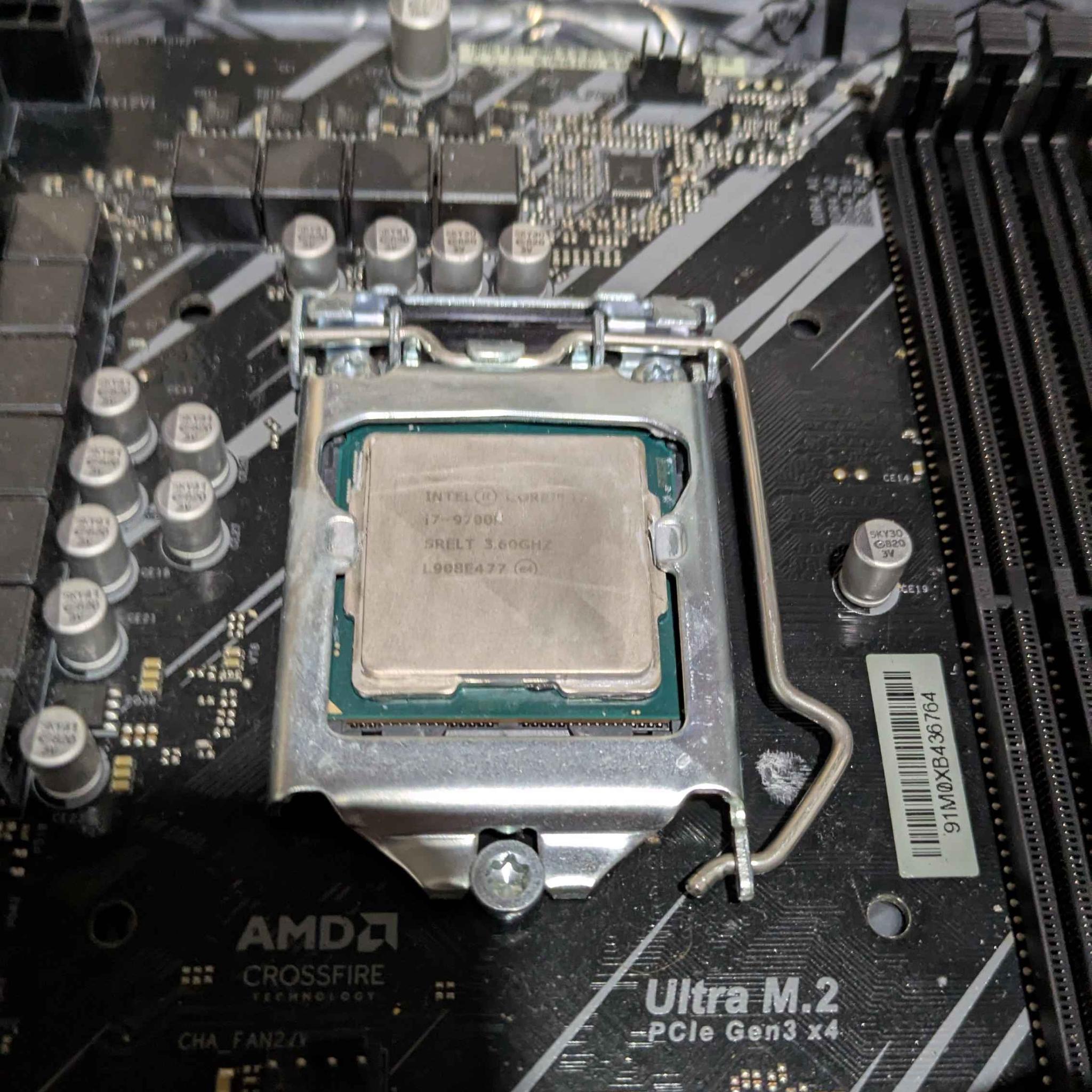 ASRock Z390 Wifi Phantom Gaming 4 Motherboard + Intel 9700k