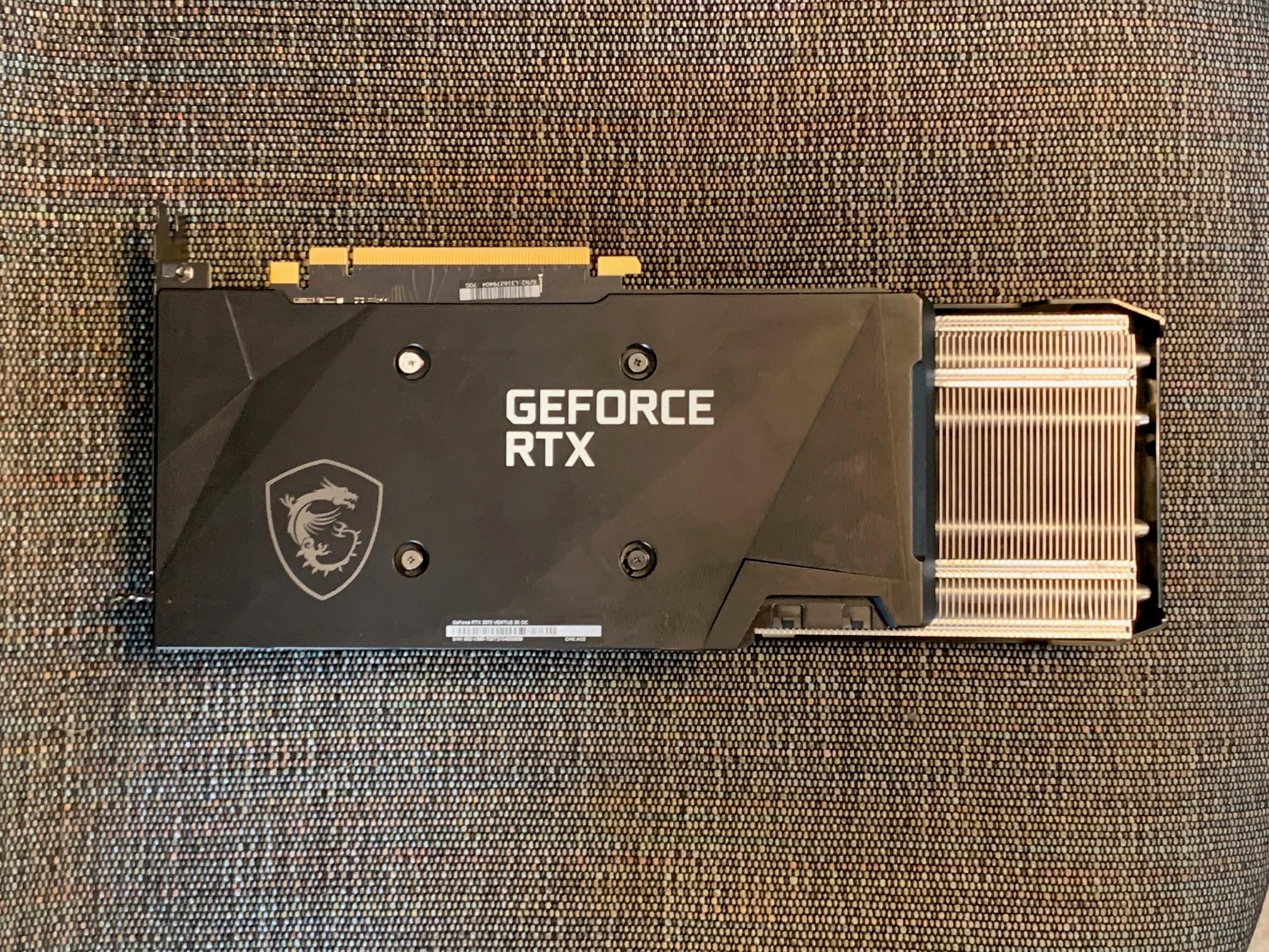 MSI GeForce RTX 3070 VENTUS 3X OC BV 8GB GDDR6 Graphics Card, Used