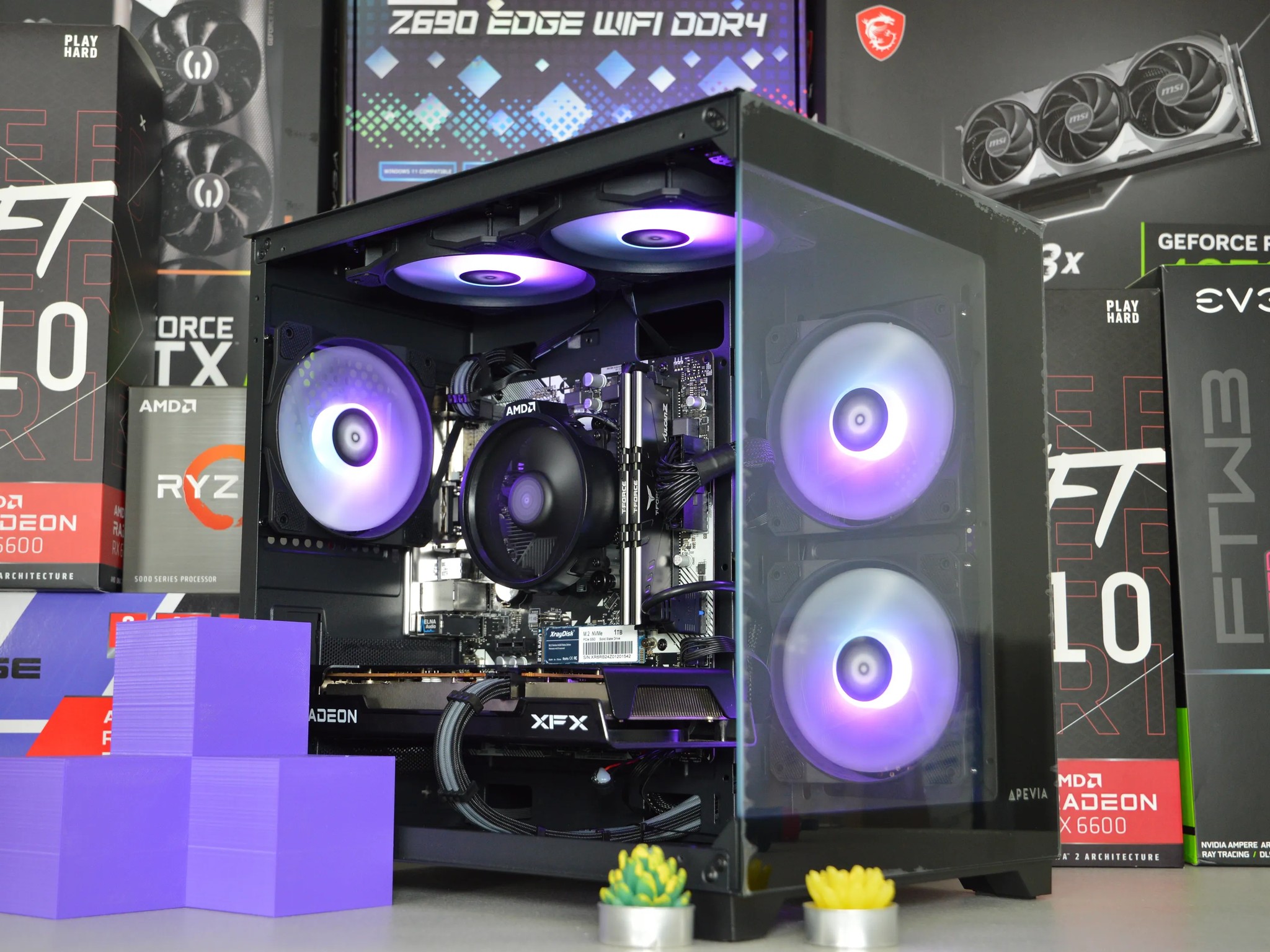 🐍🐍| RX 6600 8GB | RYZEN 5 5500 | 16GB DDR4 RAM | 1TB NVME SSD | Silver Serpent 2.0 |