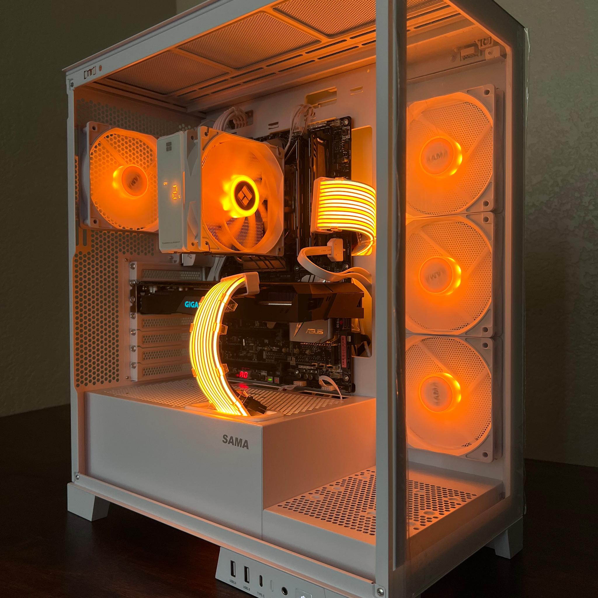 Custom White Gaming PC | i7-6700 | GTX 1660 Super | 16GB RAM | 500GB SSD