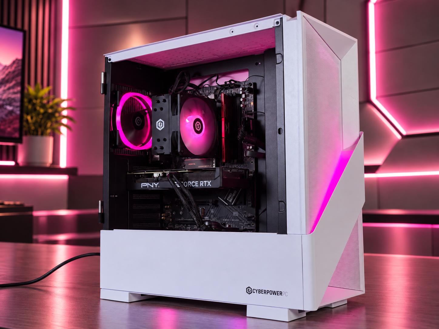 💜STARLIGHT Gaming PC | RTX 4060 TI 8GB | Ryzen 7 9700x | 16GB DDR5 | 2TB NVME | FREE SHIPPING