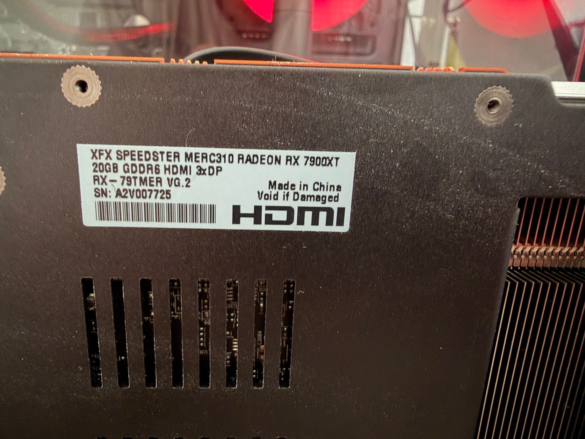 XFX Speedster MERC 310 Radeon RX 7900 XT