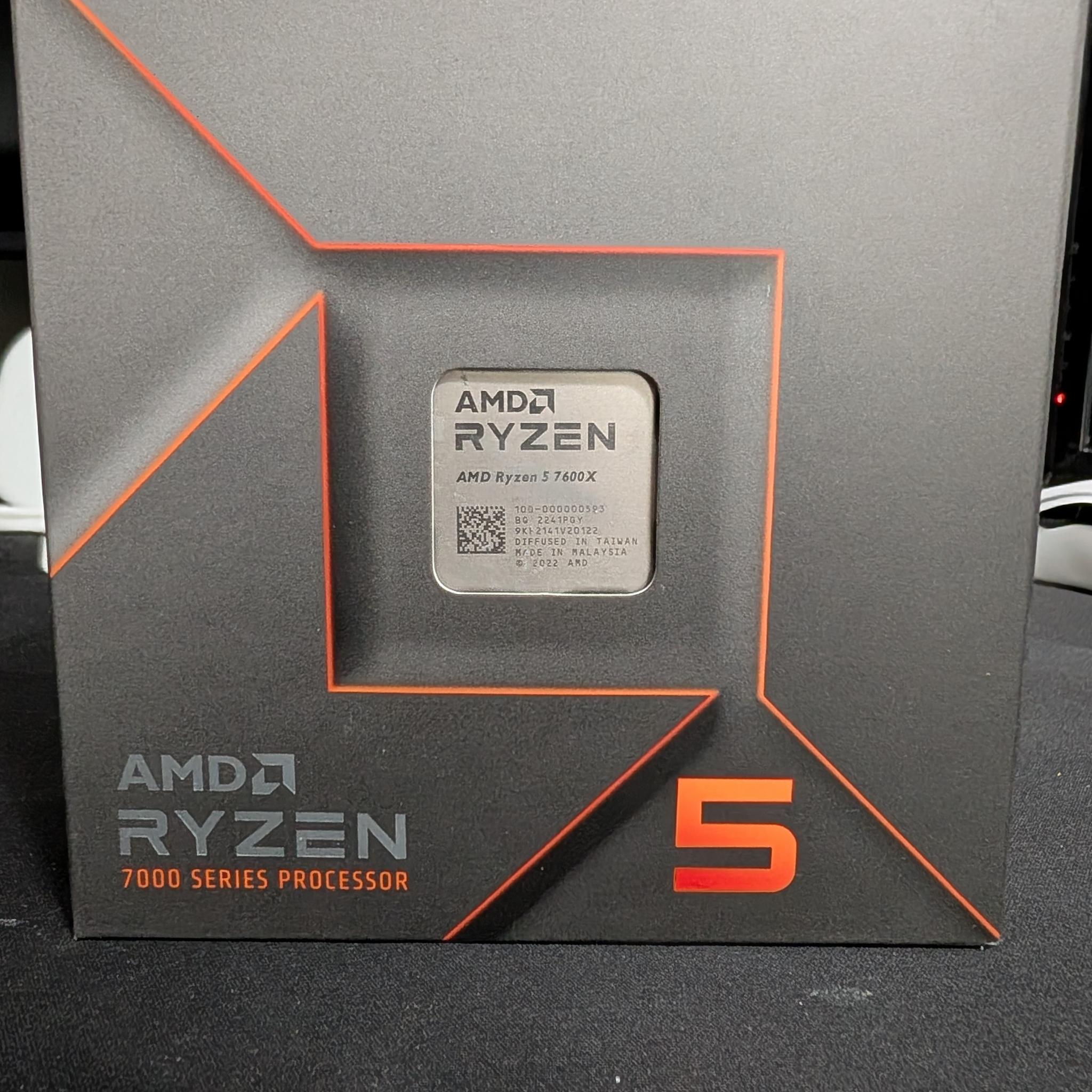 AMD Ryzen 5 7600X Processor (Used, in Box)