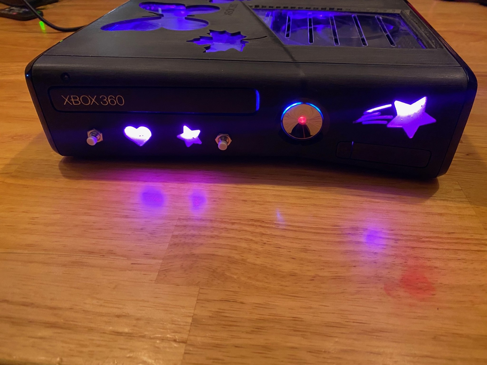 RGH3 Xbox 360 Slim - CASE MODS - Girl themed