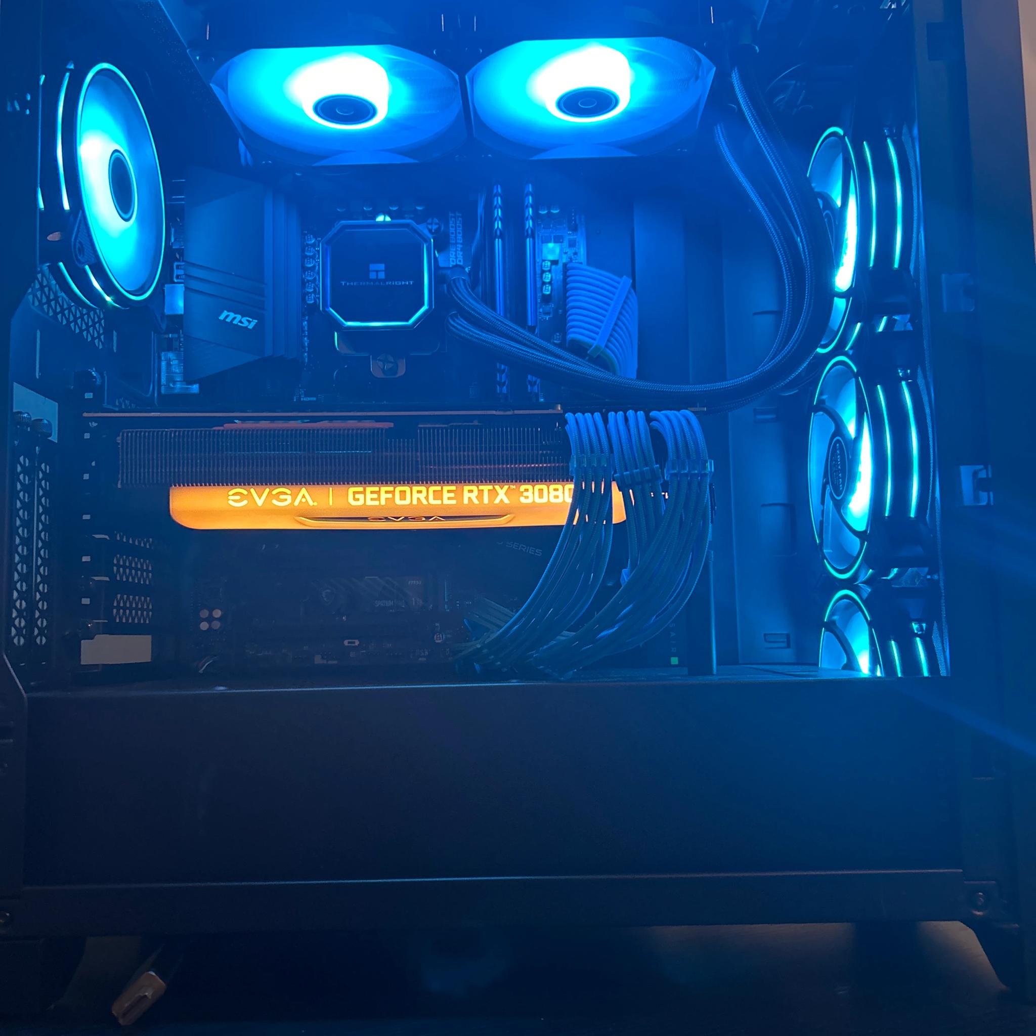 RTX 3080 /5600X Custom 1440P Gaming/streaming PC