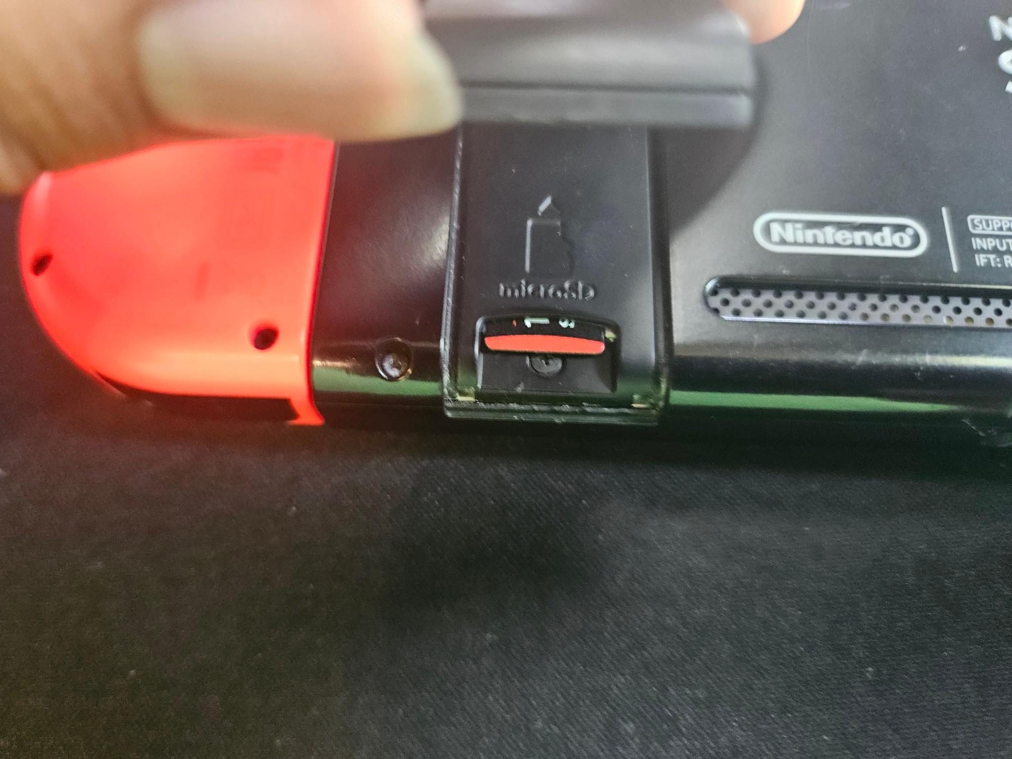 Modded Switch with 128GB SD Card and Charger