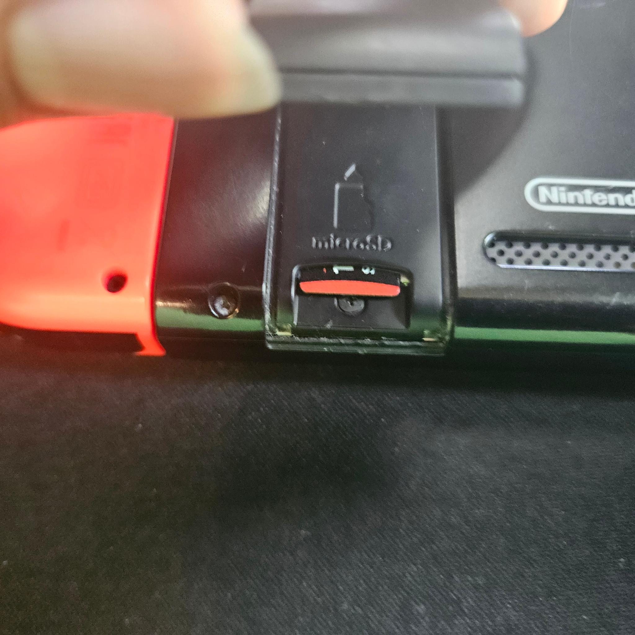Modded Switch with 128GB SD Card and Charger