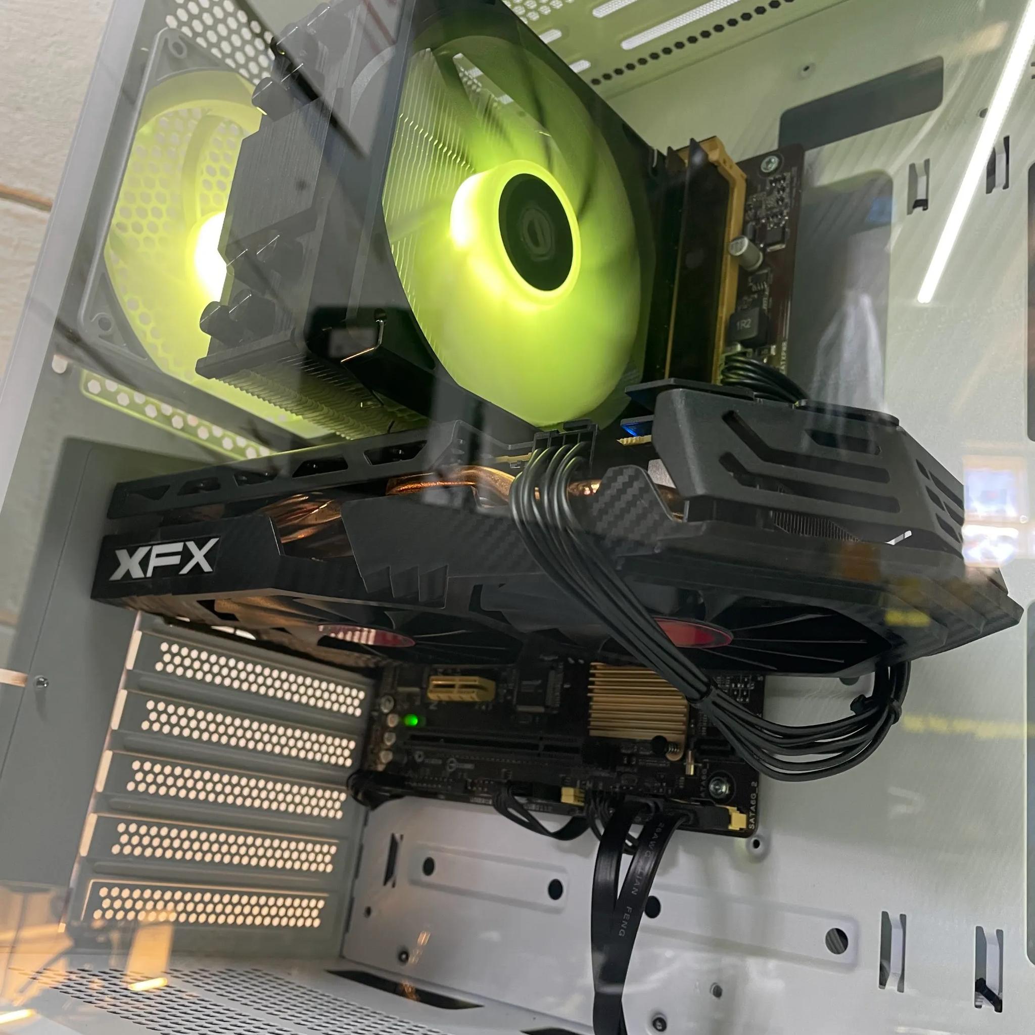 Ready to Go! Gaming PC | Intel i7 / Amd RX580 / 8GB / 1.1TB Win 11 Pro WiFi