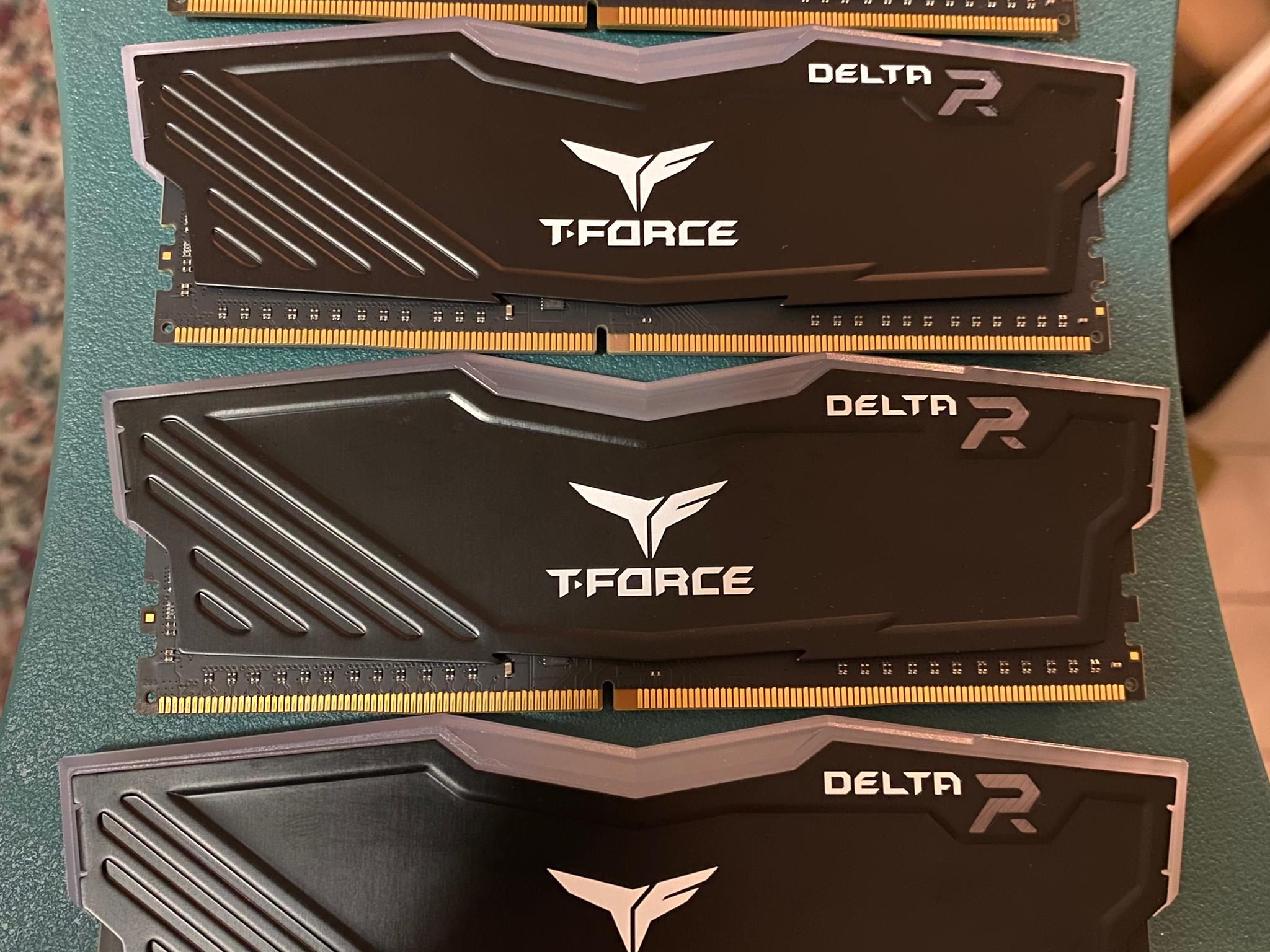 TEAMGROUP T-Force Delta RGB DDR4 RAM - 3200Mhz CL16 - 32gb (4x8gb)