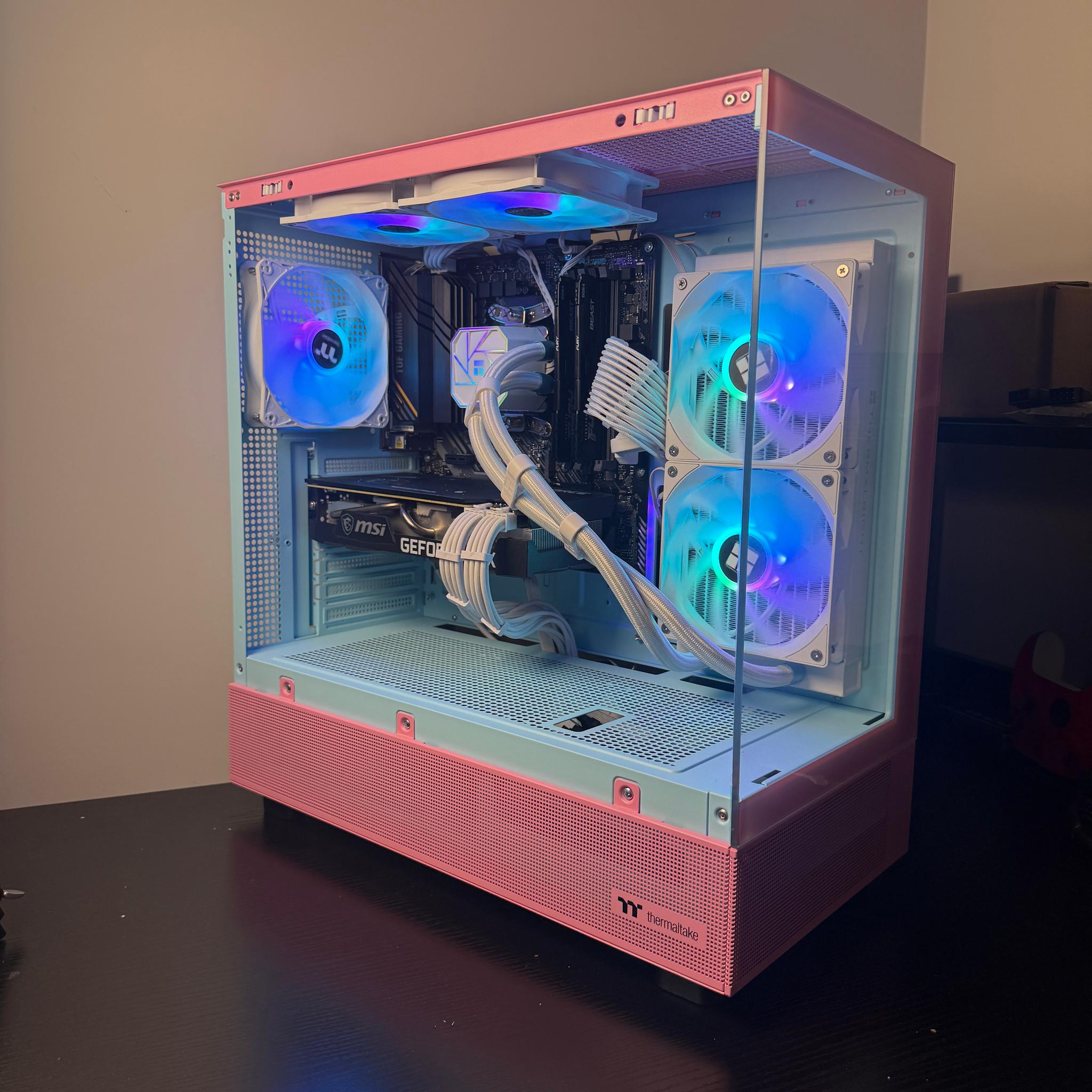 Pink Gaming PC • RTX 3060 Ti • 32GB RAM • 240mm AIO• Ultra-Smooth 1080p