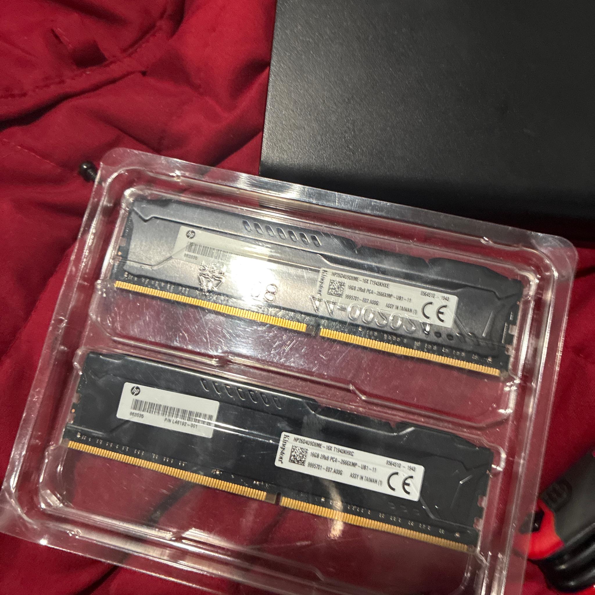 Hyperx fury DDR4 2666 mt/s