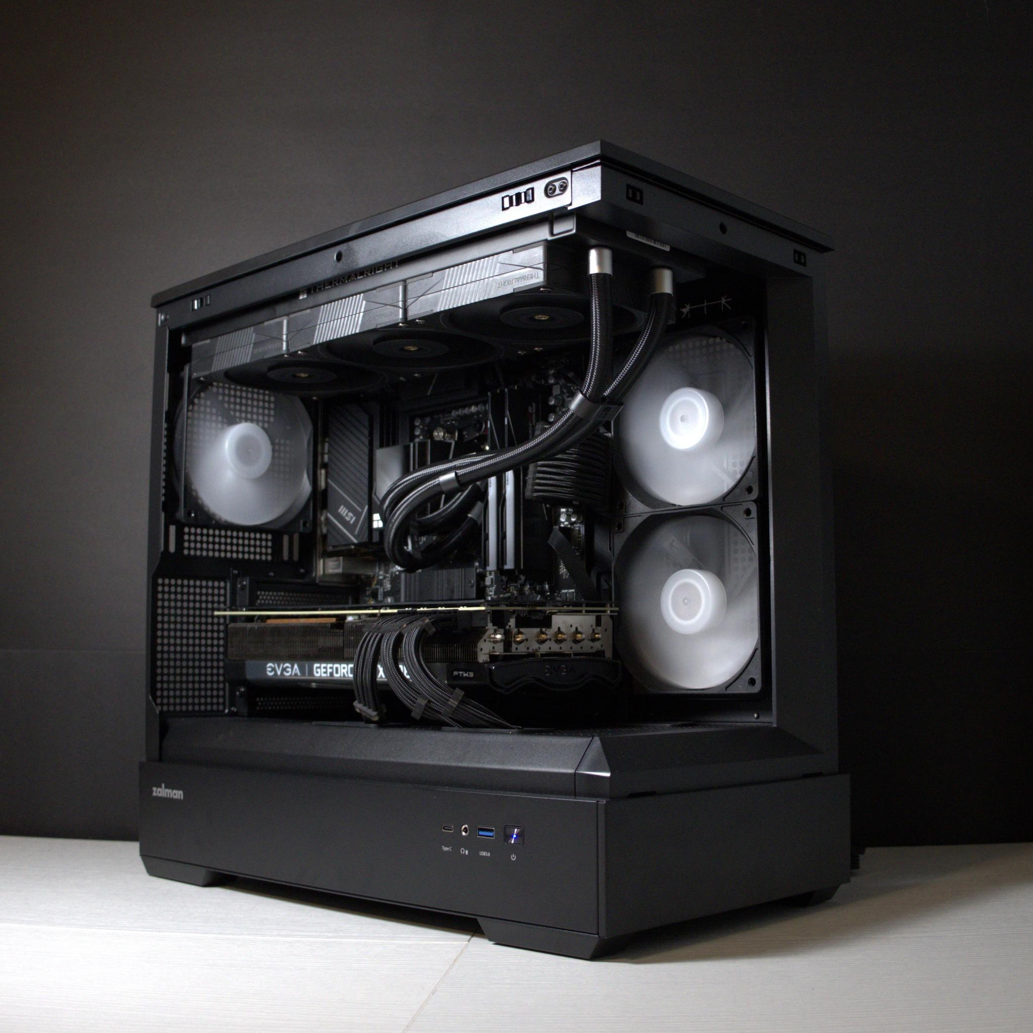 🔵BIG BLUE🔵 Gaming PC | AMD Ryzen 5 7600 | 32GB DDR5 | RTX 3080 | 1TB SSD | Win11 Home | Wi-Fi