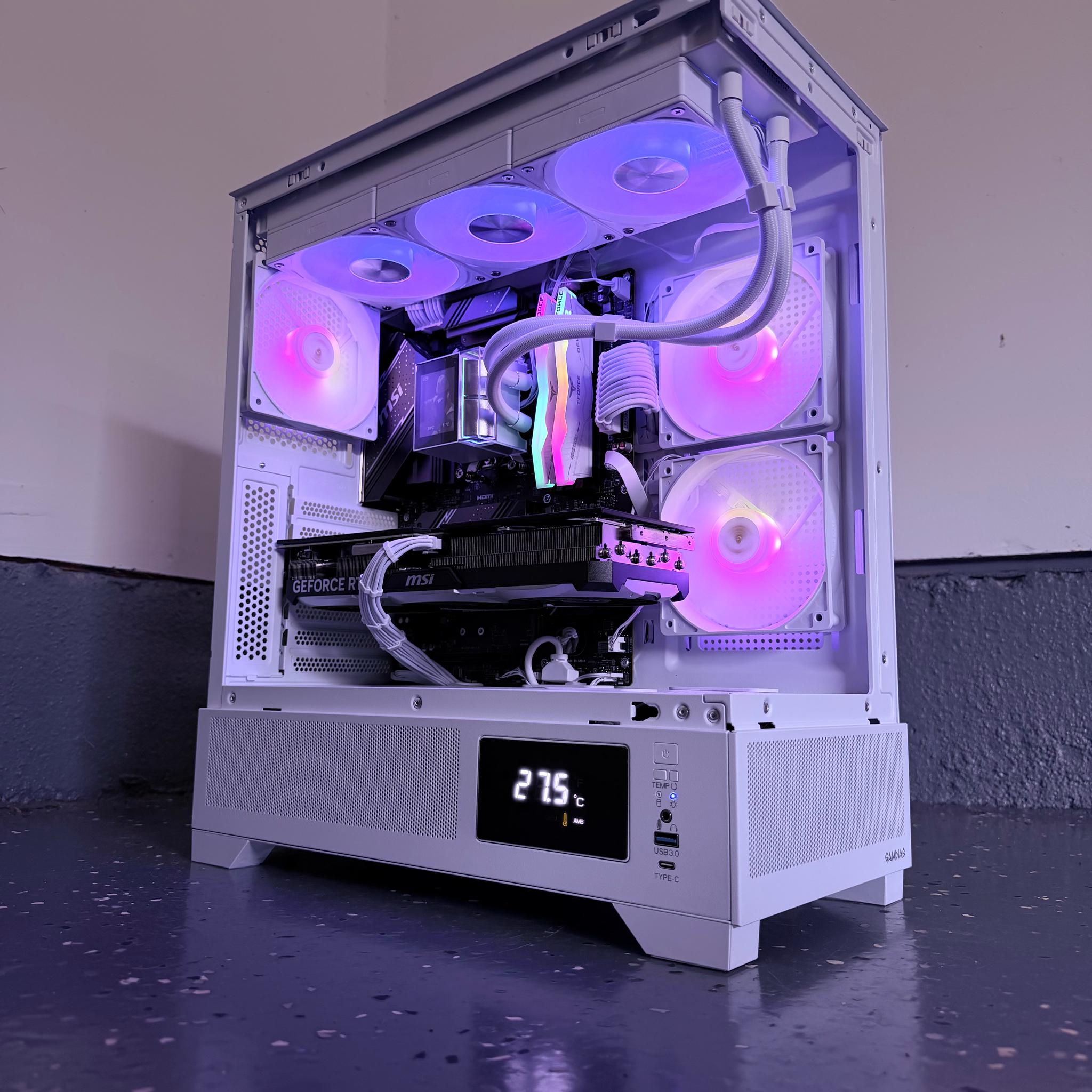 ⚪️"Polar Zenith "⚪️| 4k Gaming | RTX 4070 Ti Super 16GB | Ryzen 5 7600 | 32B DDR5 Ram | 2TB NVMe