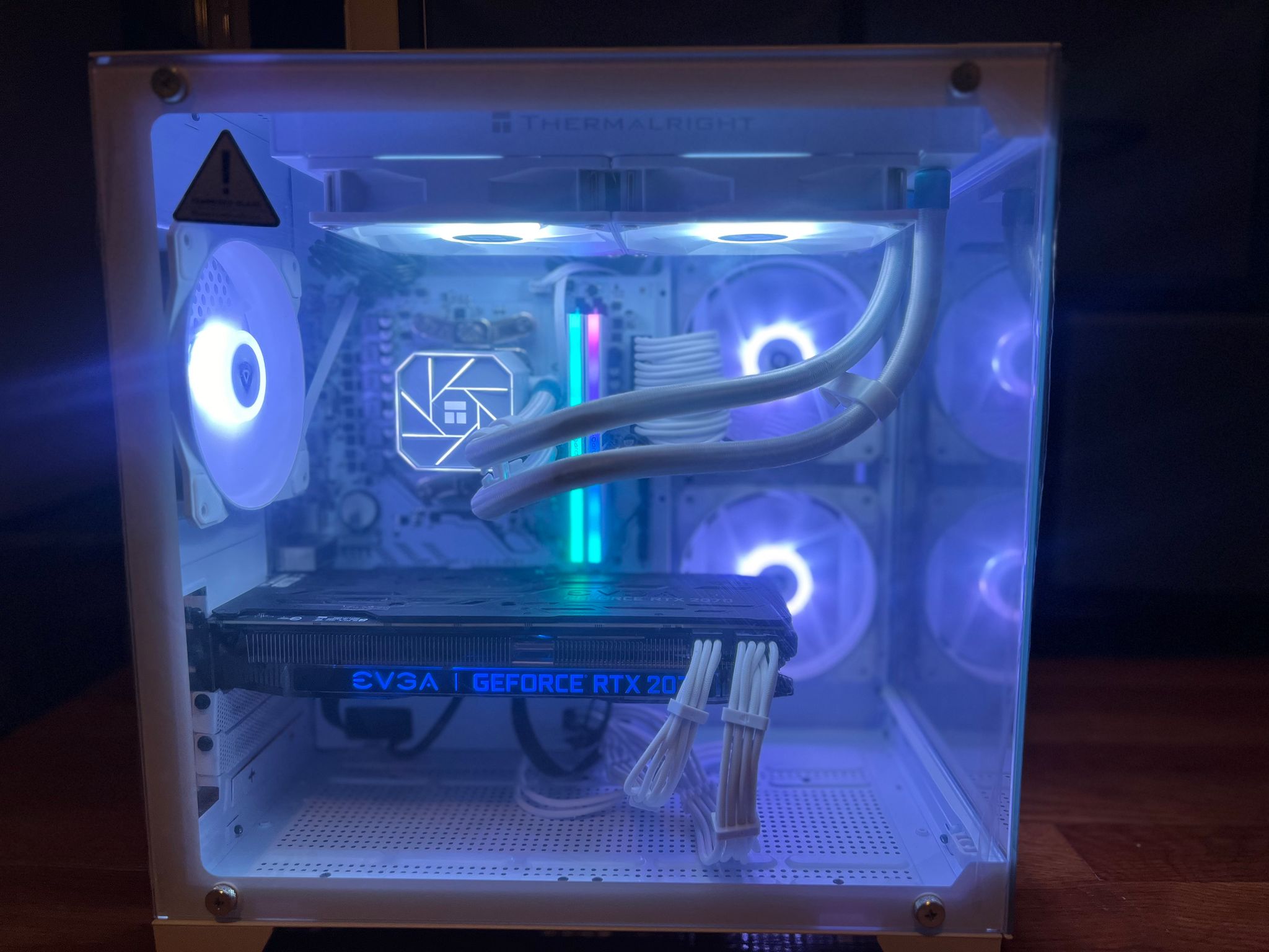 🧊ARCTIC ZERO🧊 Gaming PC Ryzen 7 5700X 16GB RAM | RTX 2070 (Beats 3060)|1TB NVMe SSD Win10 PRO