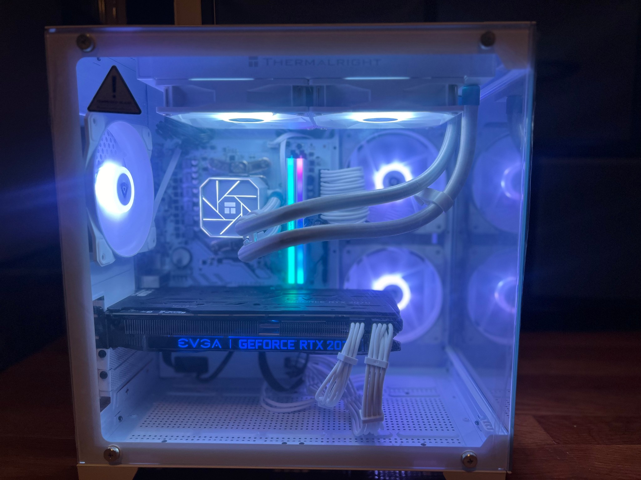 🧊ARCTIC ZERO🧊 Gaming PC Ryzen 7 5700X 16GB RAM | RTX 2070 (Beats 3060)|1TB NVMe SSD Win10 PRO