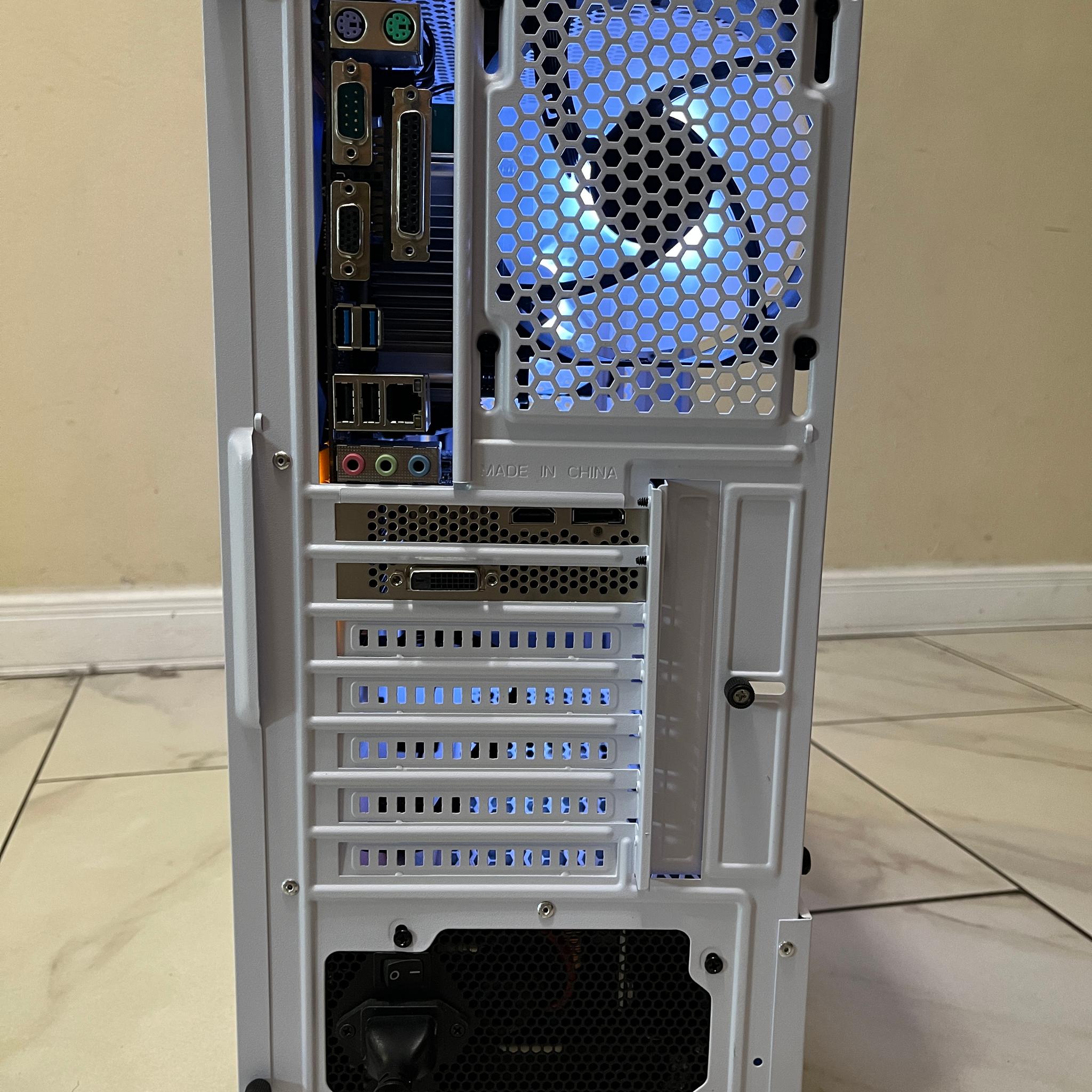 🖥️🔥NVIDIA RTX 2060 Super, Intel i5-7500, 16GB RAM, 870 GB Storage, High Performance RGB Gaming PC