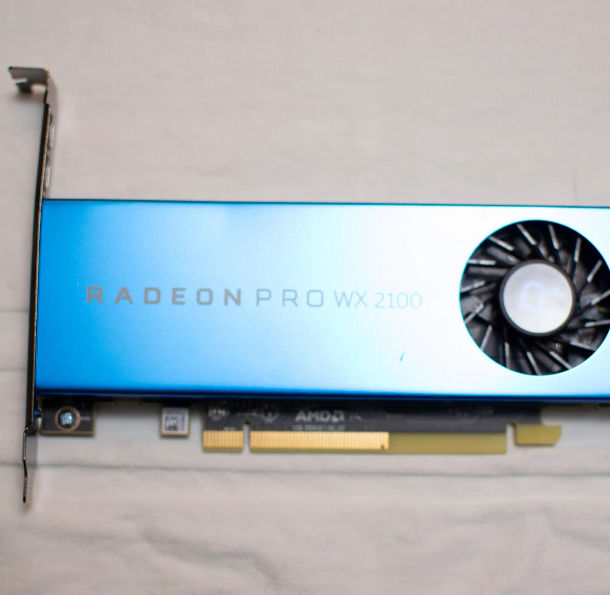 AMD Radeon Pro WX2100 GPU
