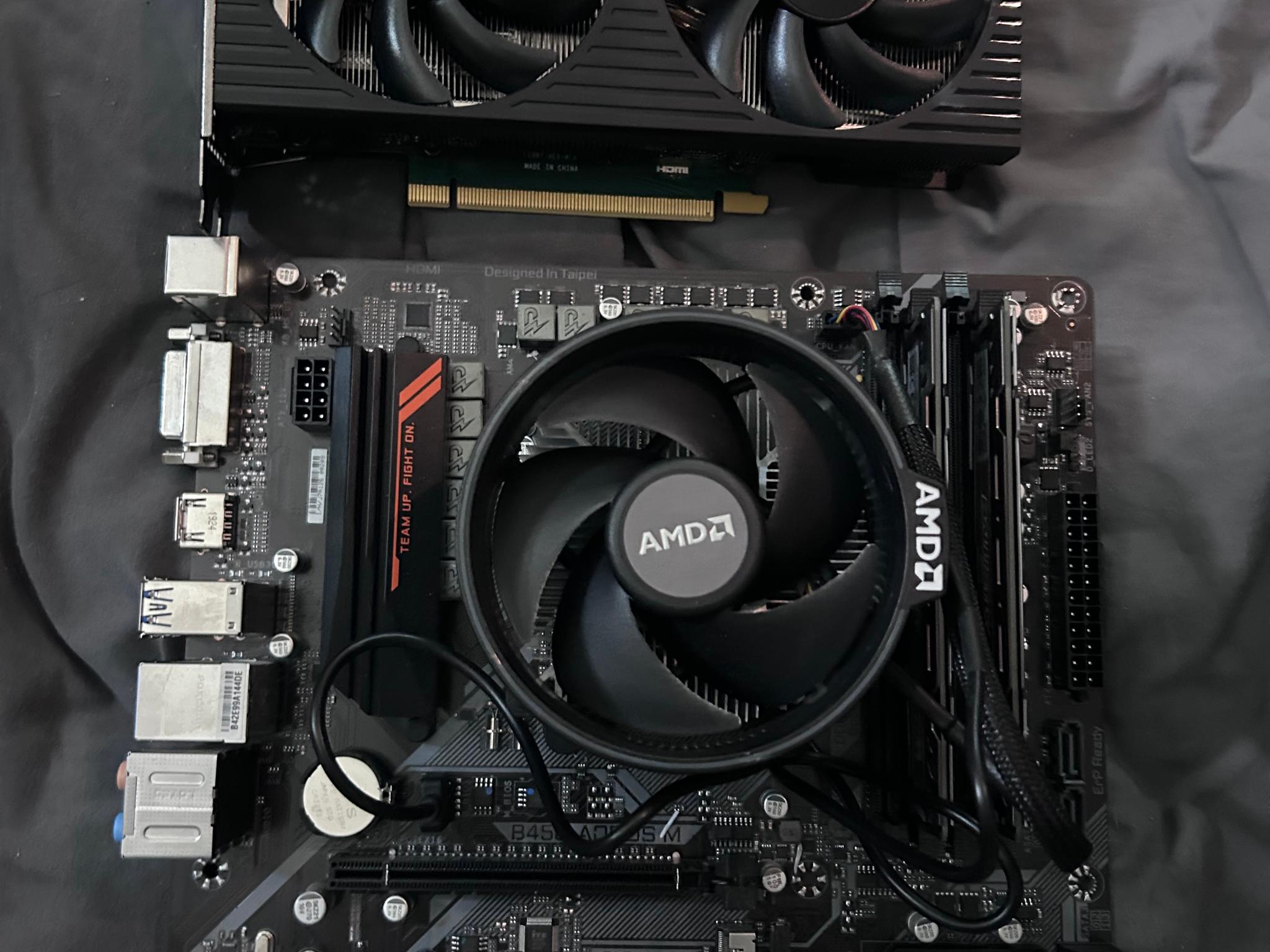 Ryzen 7 2700 + B450 AORUS M + 16GB ddr4 + RTX 3060 8gb