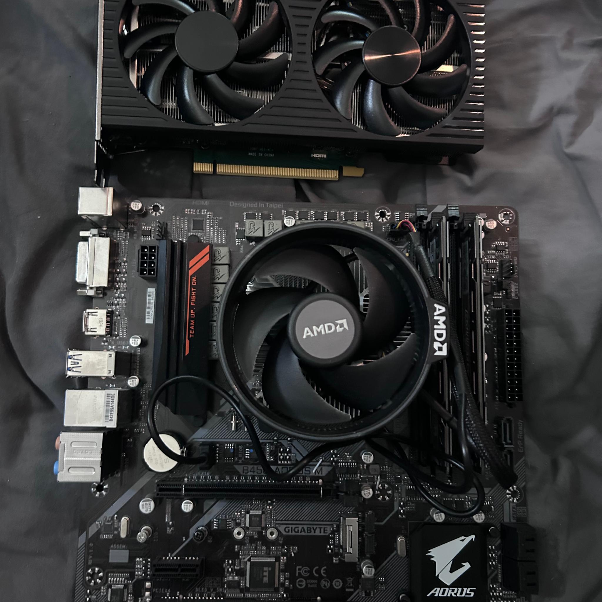 Ryzen 7 2700 + B450 AORUS M + 16GB ddr4 + RTX 3060 8gb