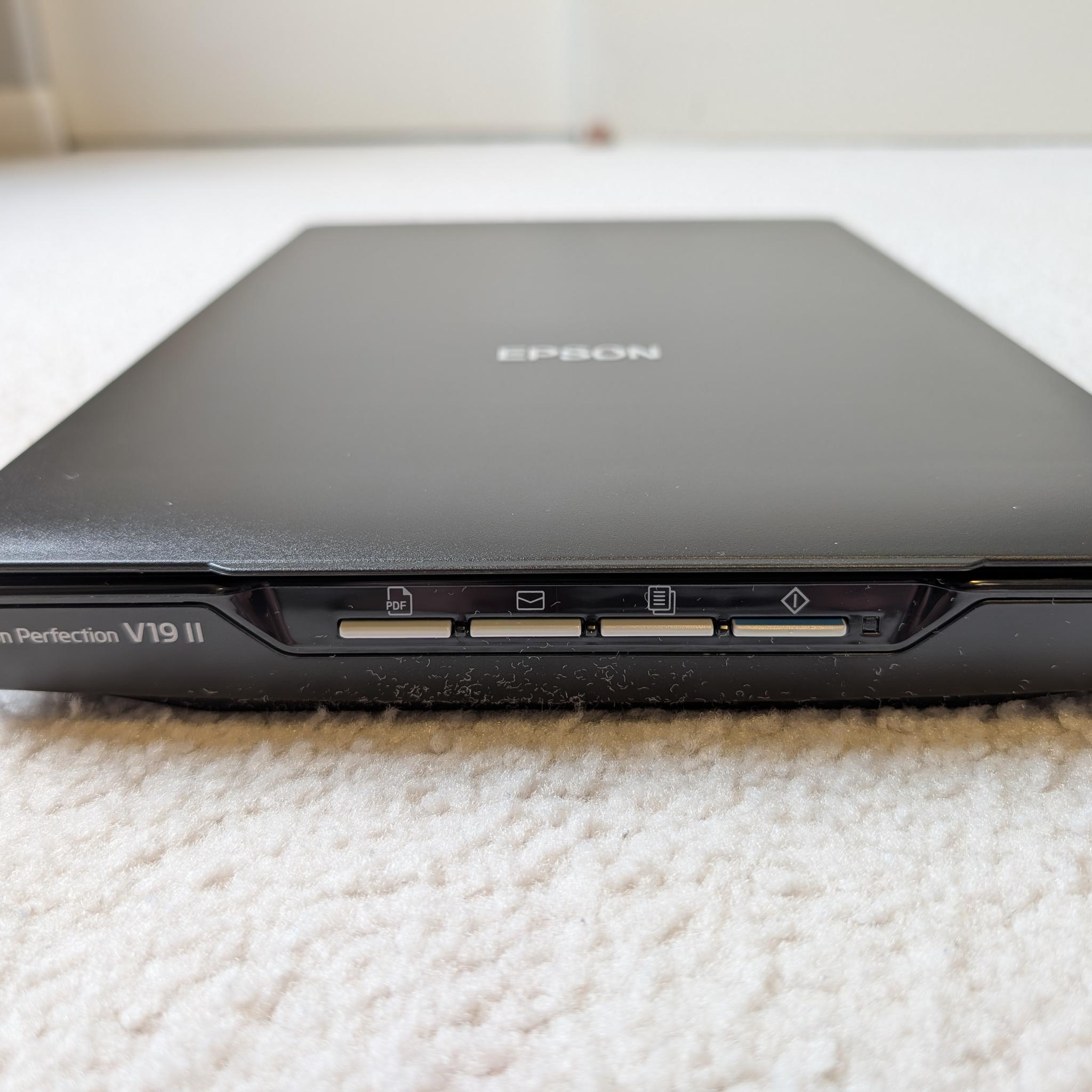 Epson Perfection V19 II Color Photo & Document Flatbed Scanner