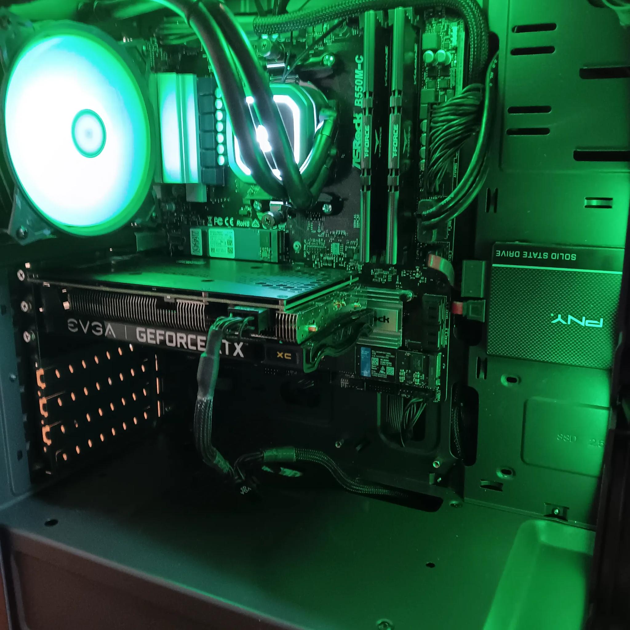 Custom Gaming PC Ryzen 7 RTX 3060 12GB 32GB RAM 3.5TB Digital Storage