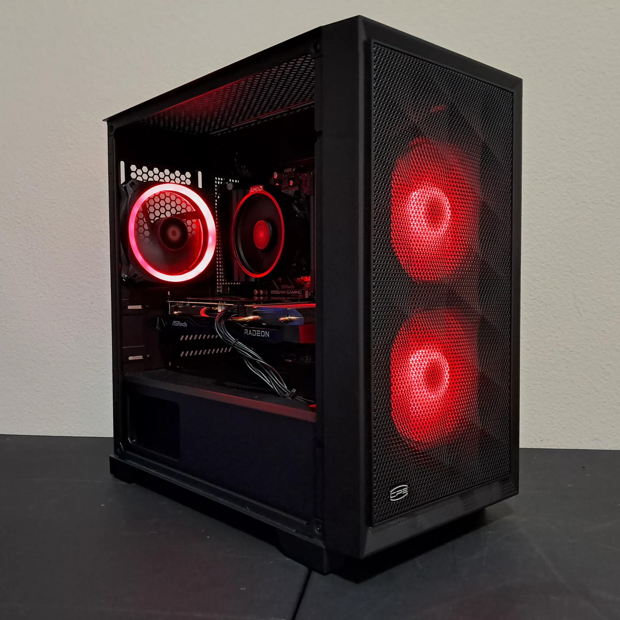 🔴AMD All-In🔴 Full PCIe 4.0 | Radeon RX 6600 | Ryzen 3 3100 (3.6-3.9GHz) | 1TB SSD | 16GB DDR4
