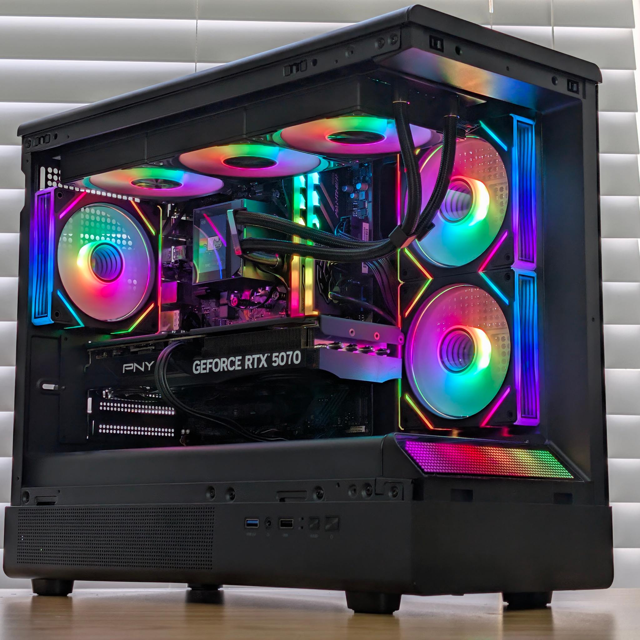 🌈🖤Ryzen 7 7700x | RTX 5070 | 32GB DDR5 | 2TB SSD | Gaming PC🖤🌈
