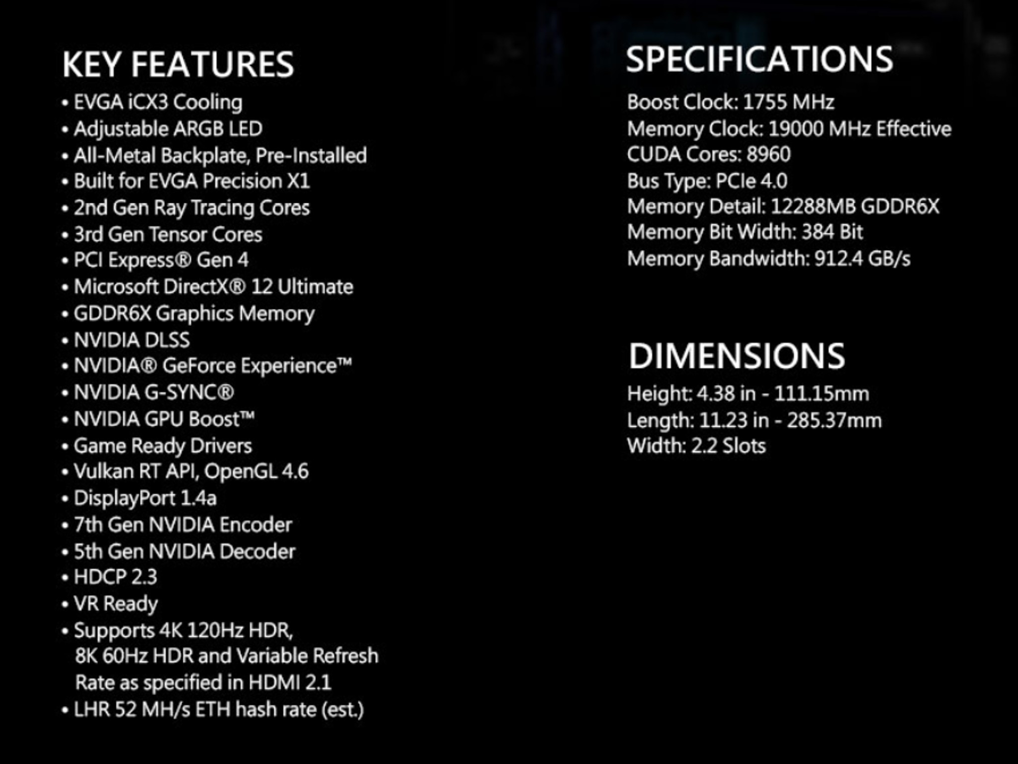 RARE! NEW WITH ORIGINAL FACTORY SEAL, EVGA GeForce RTX 3080 12GB OC XC3 ULTRA GAMING 12G-P5-4865-KL