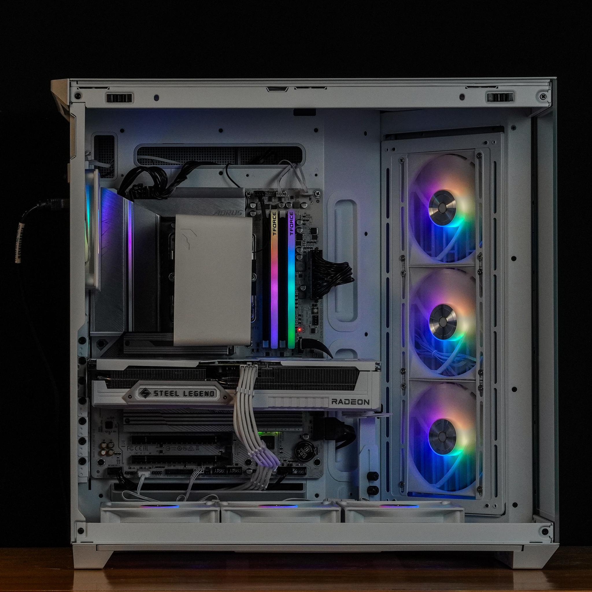 EXT Glacies 70X - Ryzen 7 7700X, RX 9060 XT 16GB, 16GB DDR5 Ram, 1TB SSD (V1)