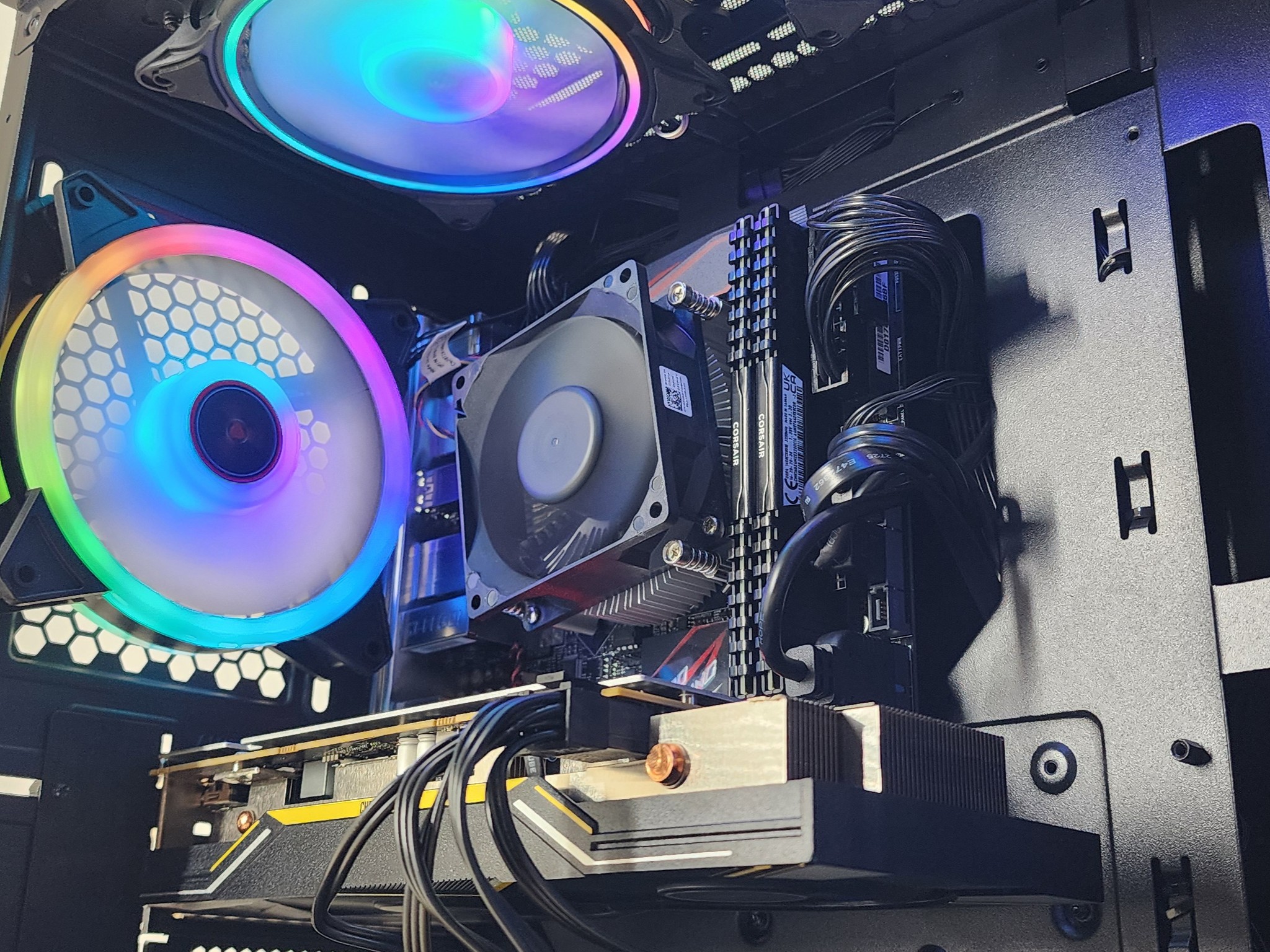 Gaming PC i7-7700 16GB RAM 256GB SSD+1TB HDD RX 5500 XT 4GB Windows 11 Computer