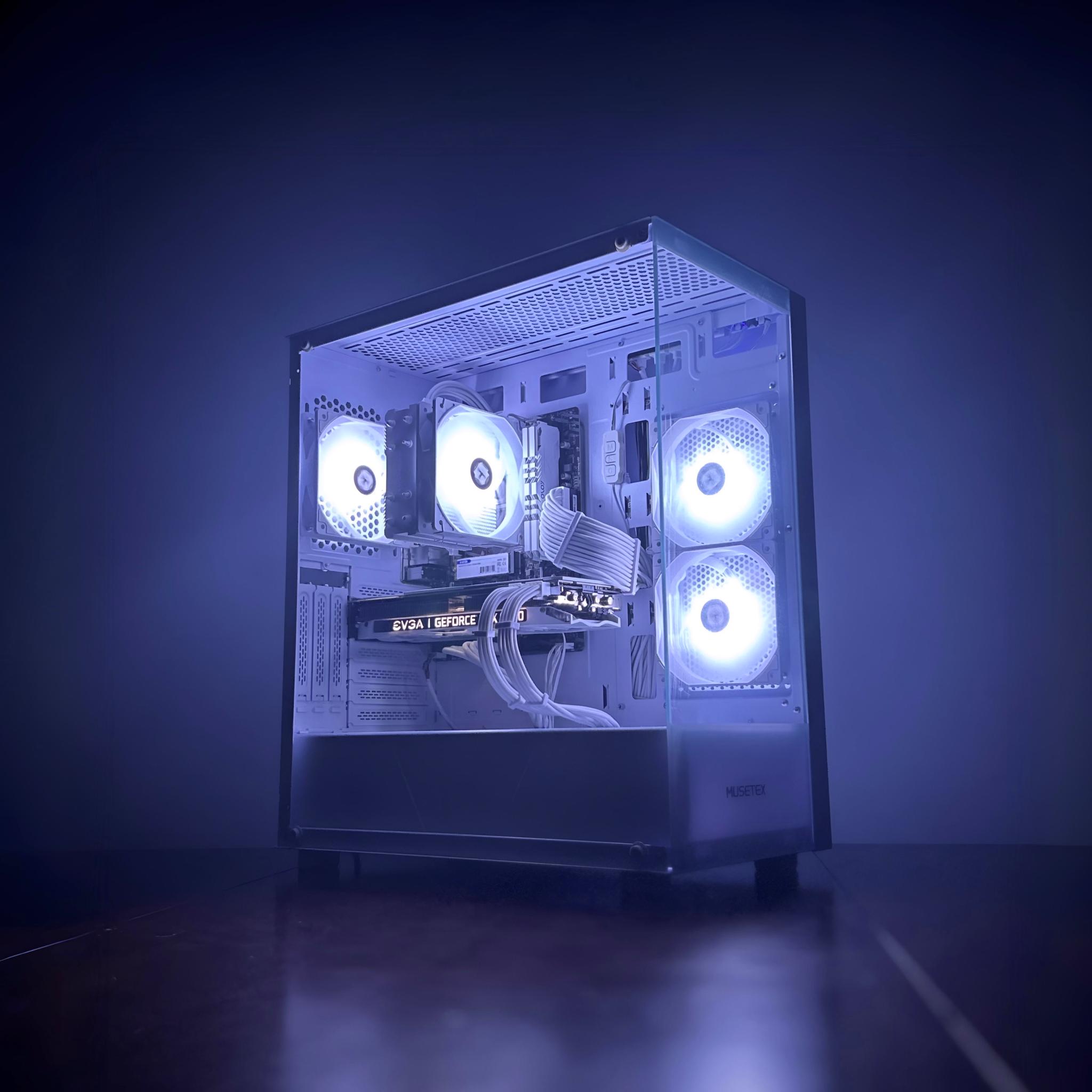 🔘⚪️ ARCTIC-HALO ⚪️🔘 GAMING PC | 1440p | RTX 2080 8GB