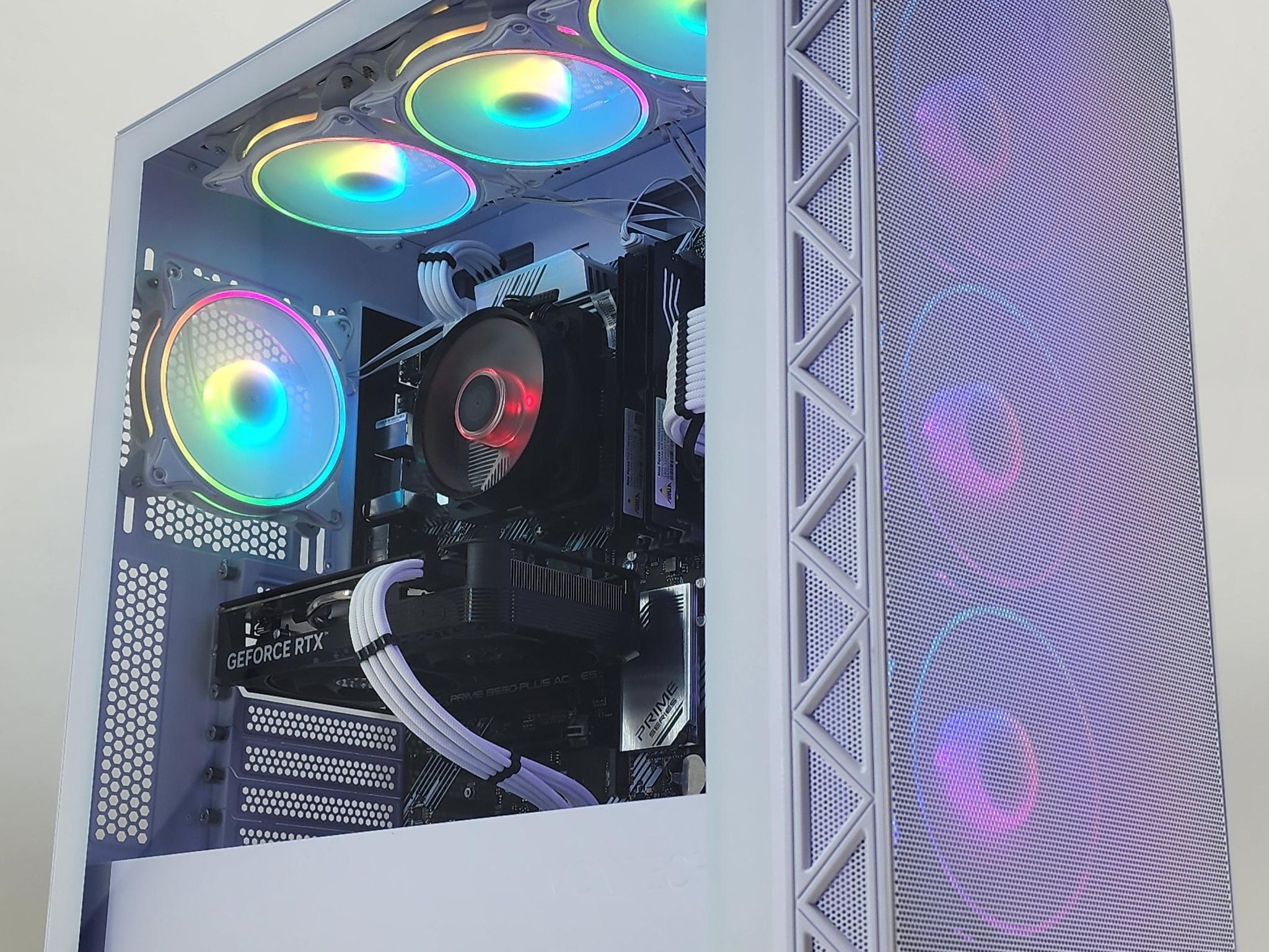 Gaming PC Ryzen 7 5700X 16GB RAM 500GB SSD RTX 4060 8GB Windows 11 Computer