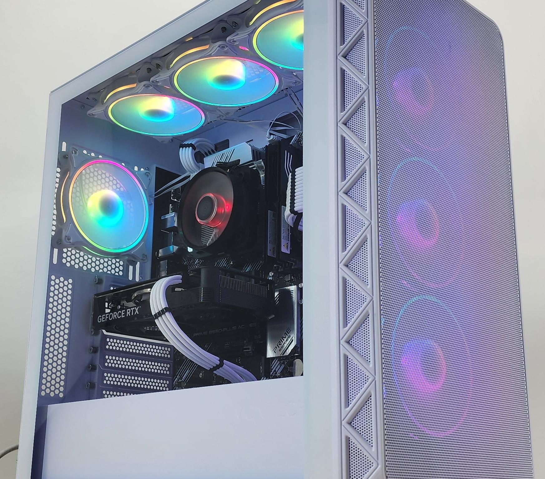 Gaming PC Ryzen 7 5700X 16GB RAM 500GB SSD RTX 4060 8GB Windows 11 Computer
