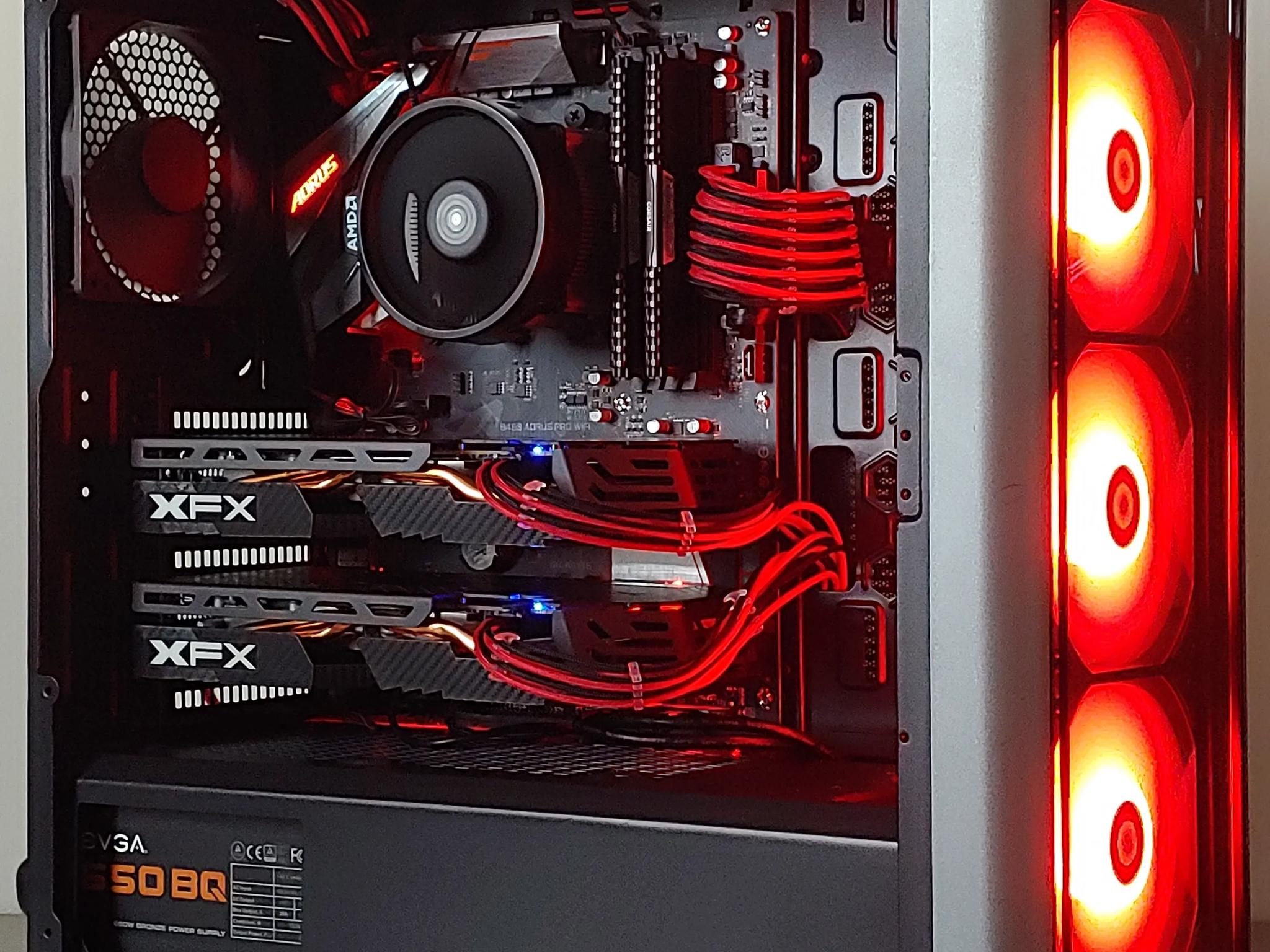 Dual RX 580 • Ryzen 5 1600 • 2 TB SSD • Clean Level 20 MT Build