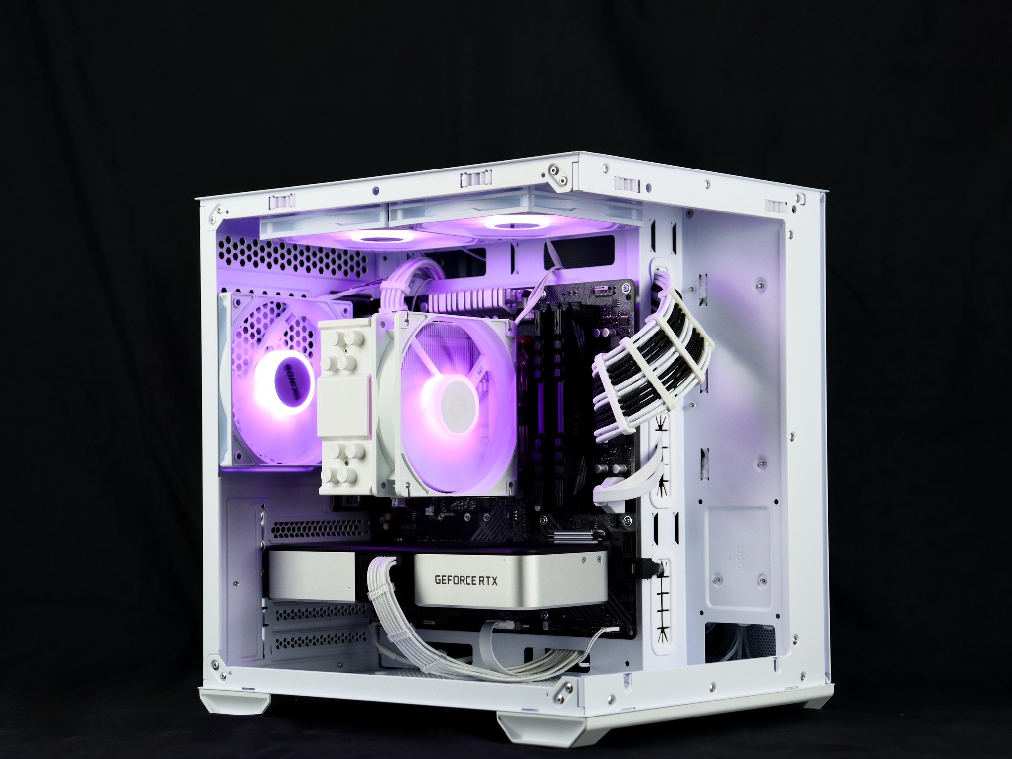 🧊❄️🧊 White Gaming PC – RTX 3060 TI , Ryzen 5 3600, 16GB RAM, 1TB SSD - WiFi, BlueToot...