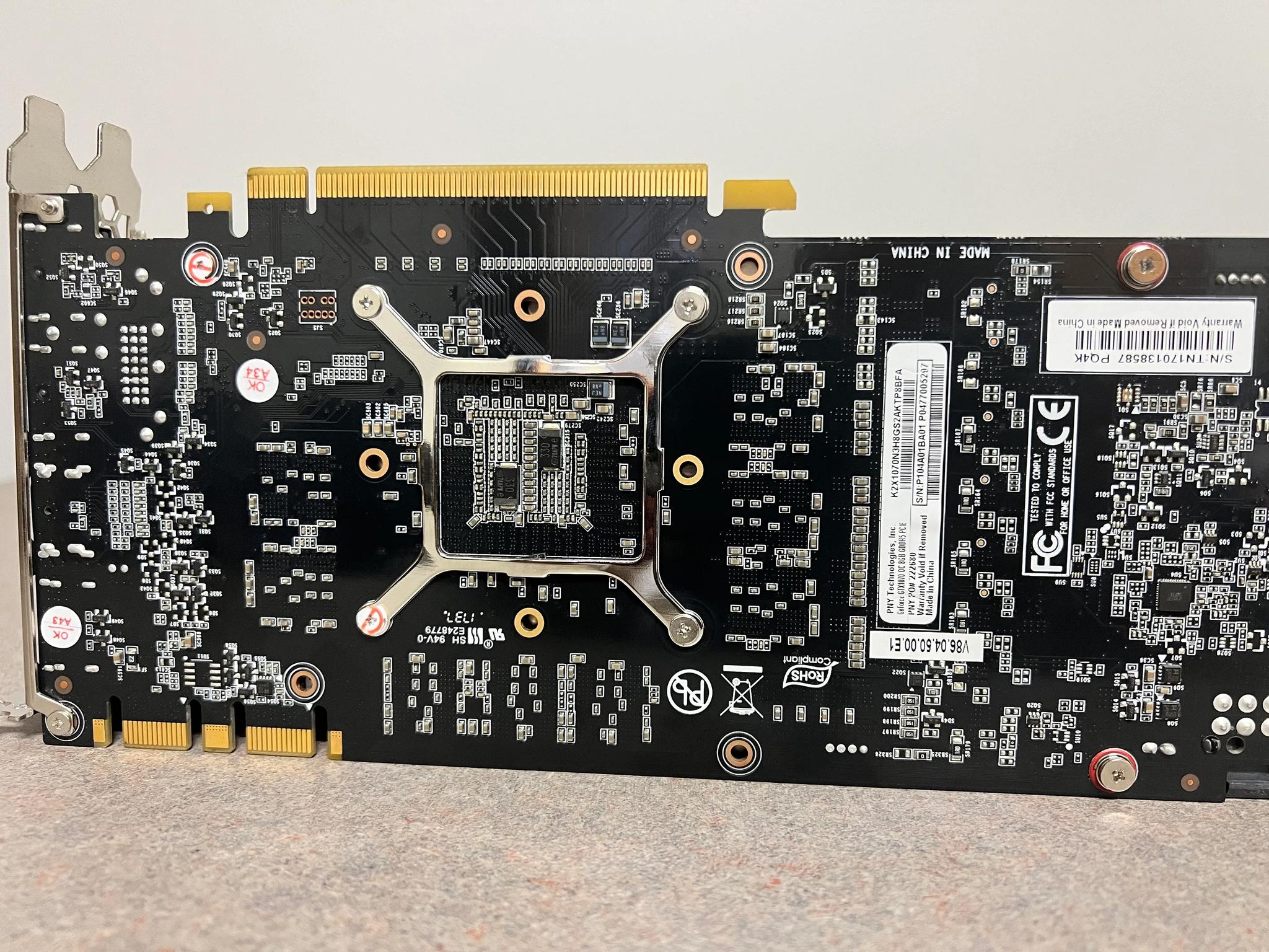 Pny GeForce GTX 1070 8GB OC