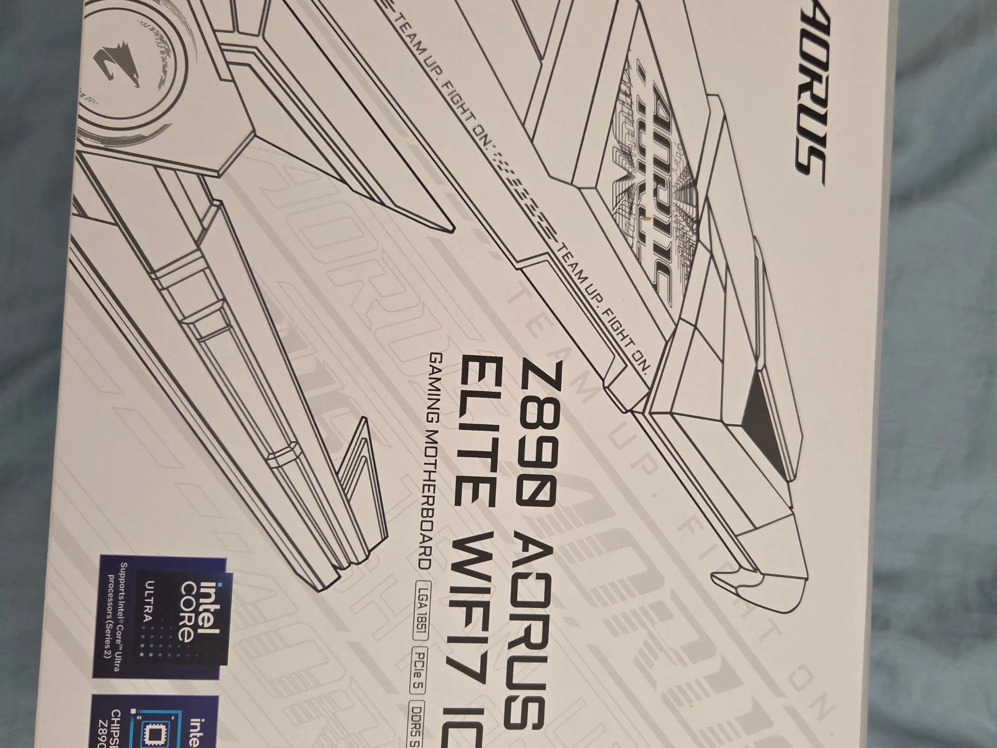 GIGABYTE Z890 AORUS ELITE WIFI7 ICE WHITE MOTHERBOARD