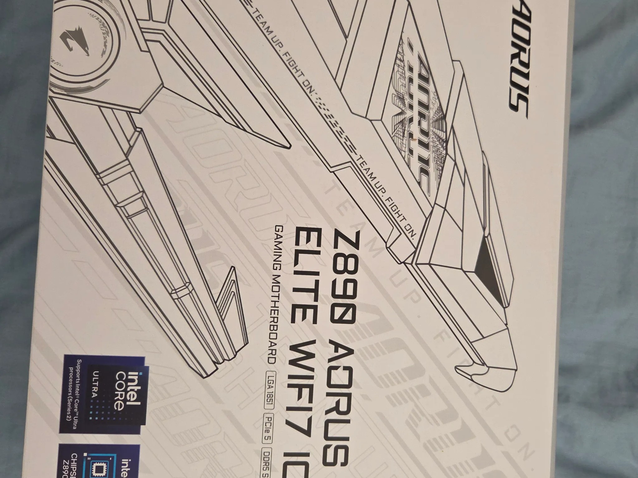 GIGABYTE Z890 AORUS ELITE WIFI7 ICE WHITE MOTHERBOARD