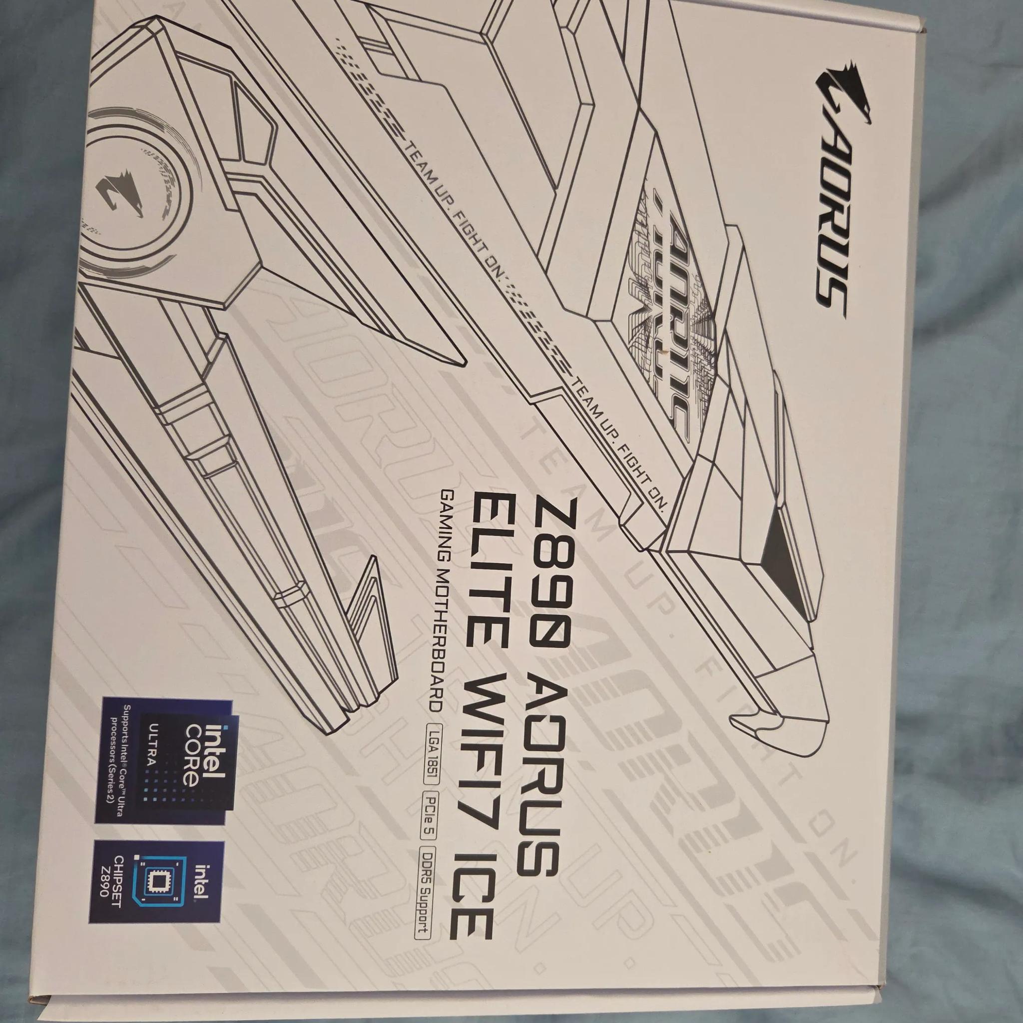 GIGABYTE Z890 AORUS ELITE WIFI7 ICE WHITE MOTHERBOARD