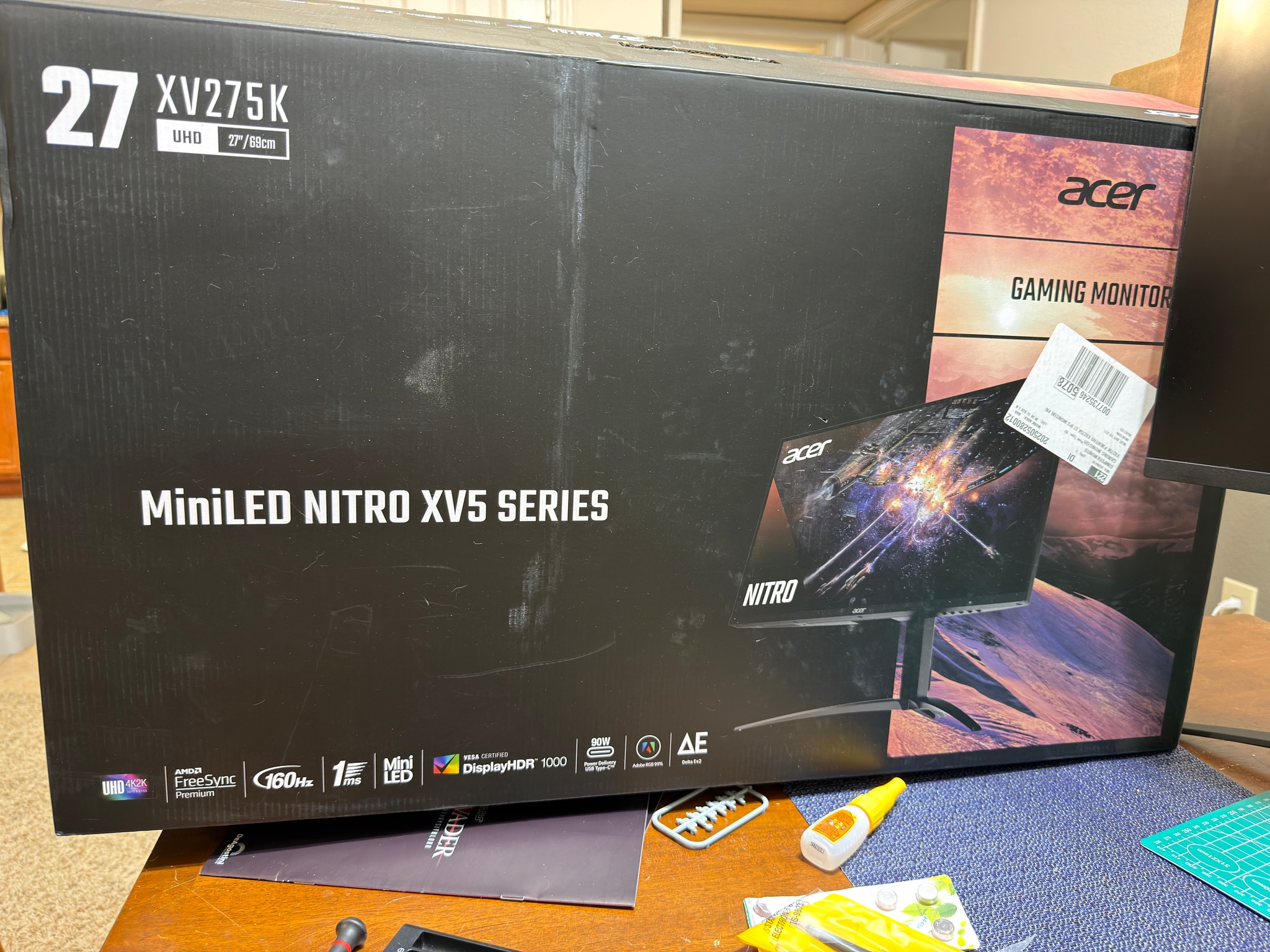 Acer Nitro 27" XV275K 4K 160Hz Mini LED Gaming Monitor