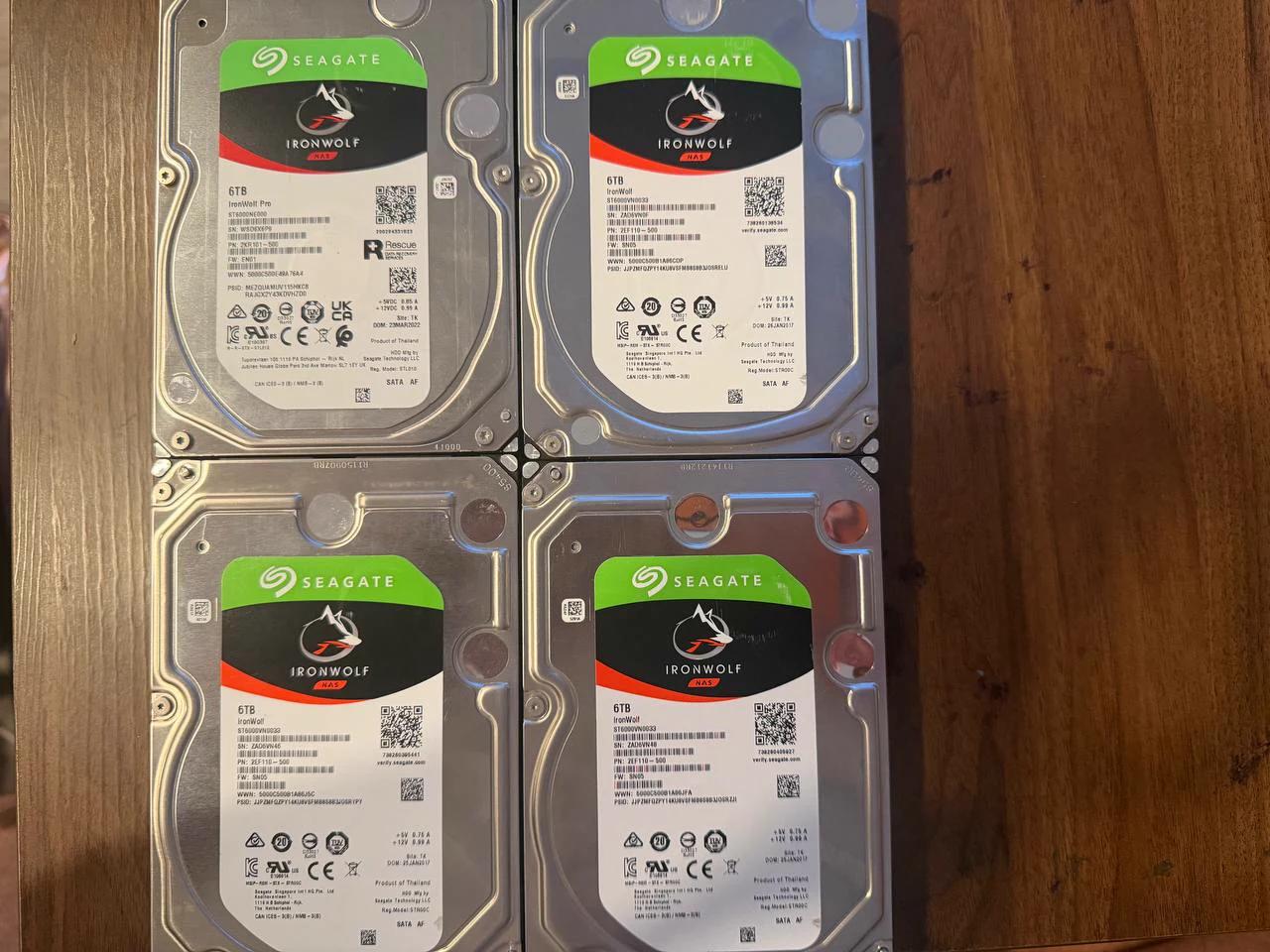 Seagate IronWolf 6TB HDD - SMART Warning Disclosed