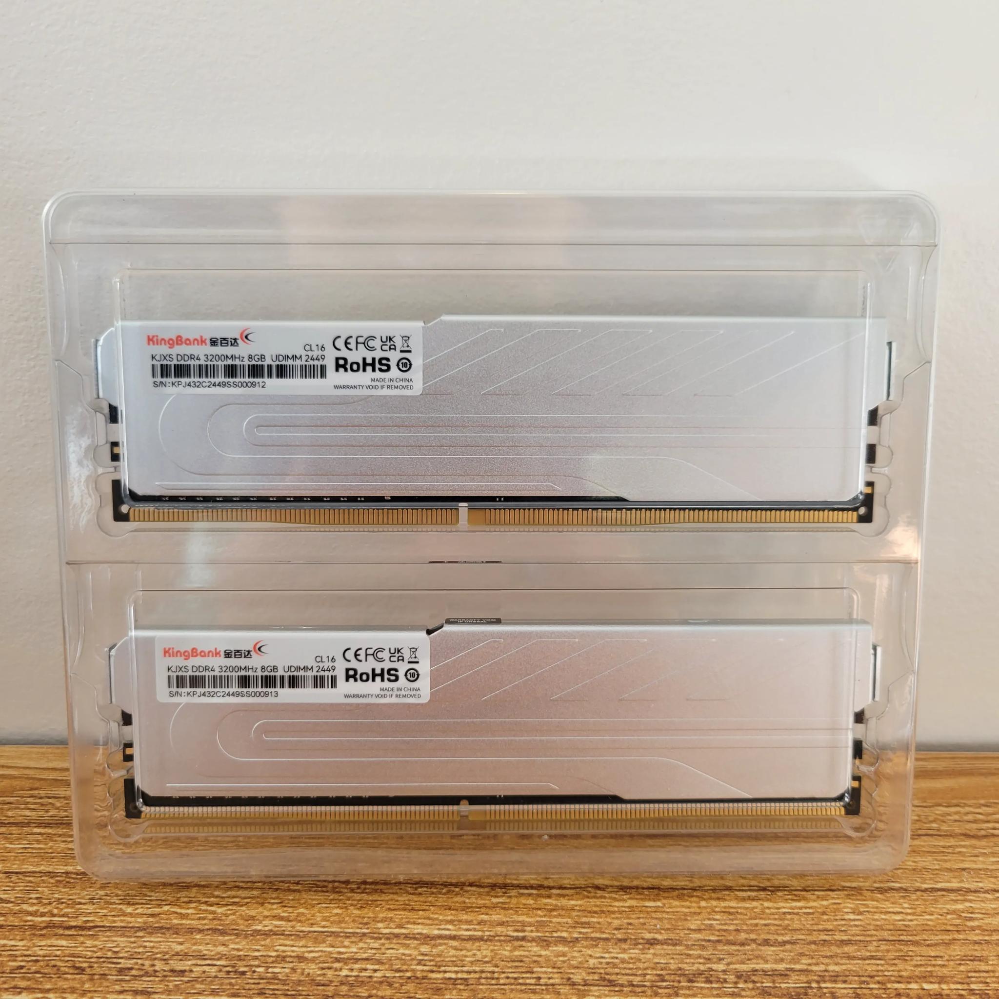 Silver Kingbank RAM 2x8gb 3200mHz DDR4