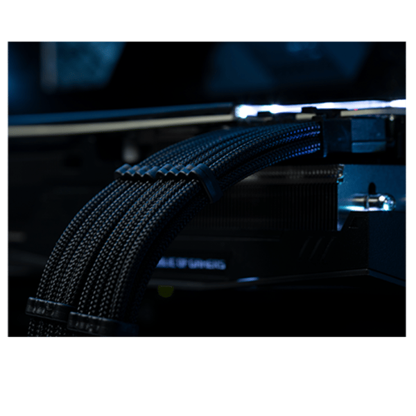 CableMod Sleeved 8-Pin PCIe GPU Extension Cable 5-Pack Black - New
