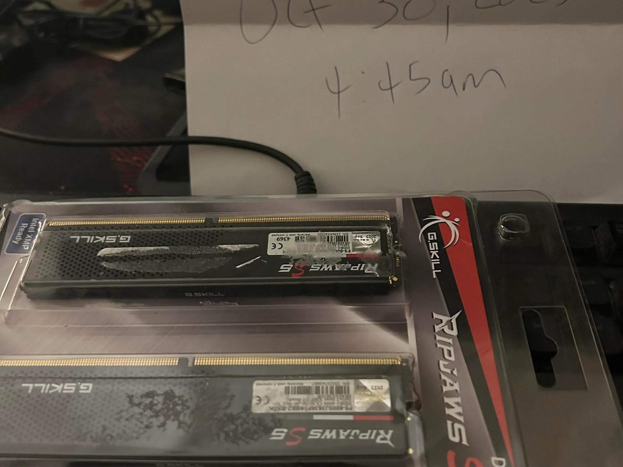 G.Skill Ripjaws S5 DDR5 ALL black No RGB