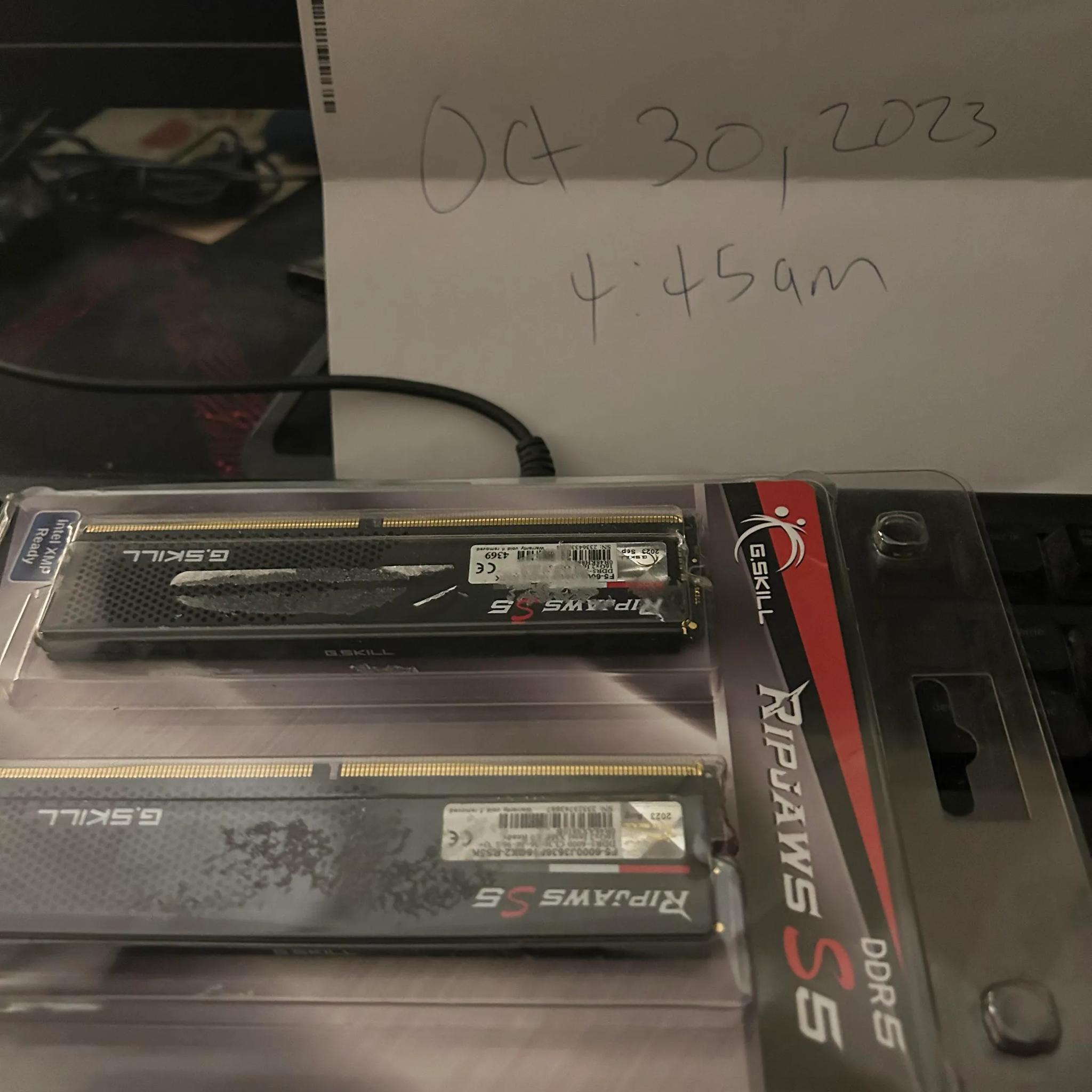 G.Skill Ripjaws S5 DDR5 ALL black No RGB