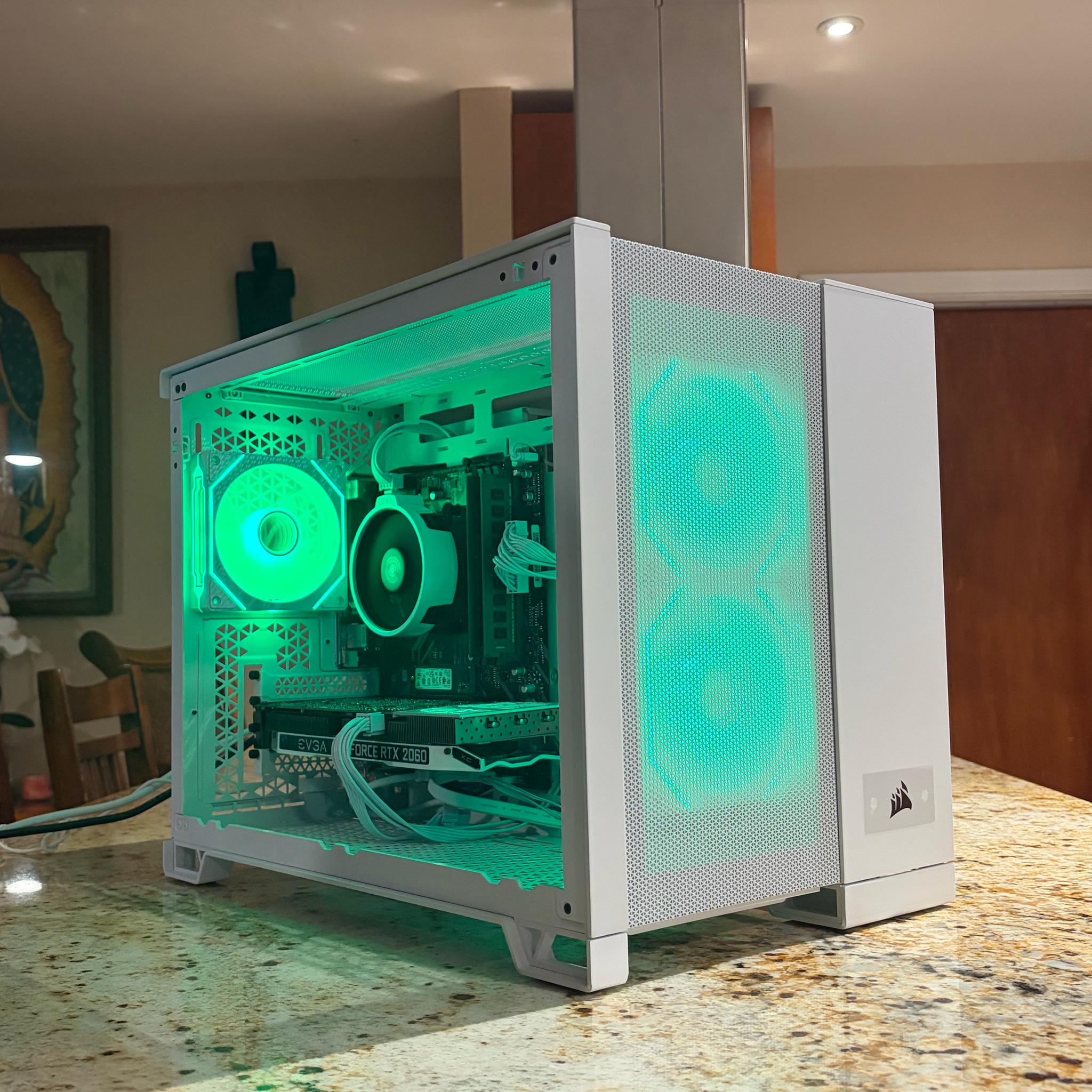 White Gaming PC | RTX 2060 6GB | RYZEN 7 2700X| 16GB RAM | 500GB SSD | Wi-Fi + Bluetooth